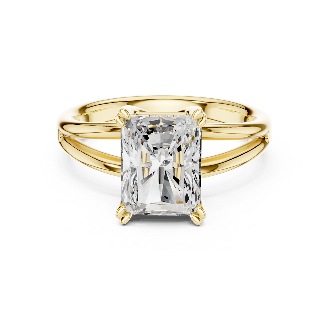 Slim eternity band with sparkling diamonds.