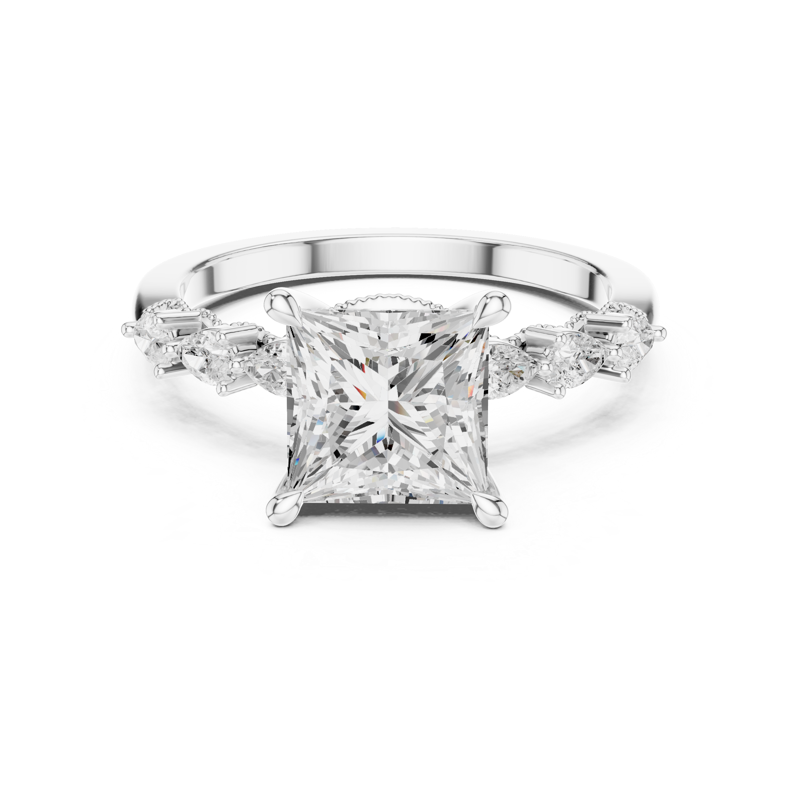 Luxury fashion Round Brilliant Cut Diamond Solitaire Pendant Necklace in Four Prong Setting curated for exclusive jewelry collections