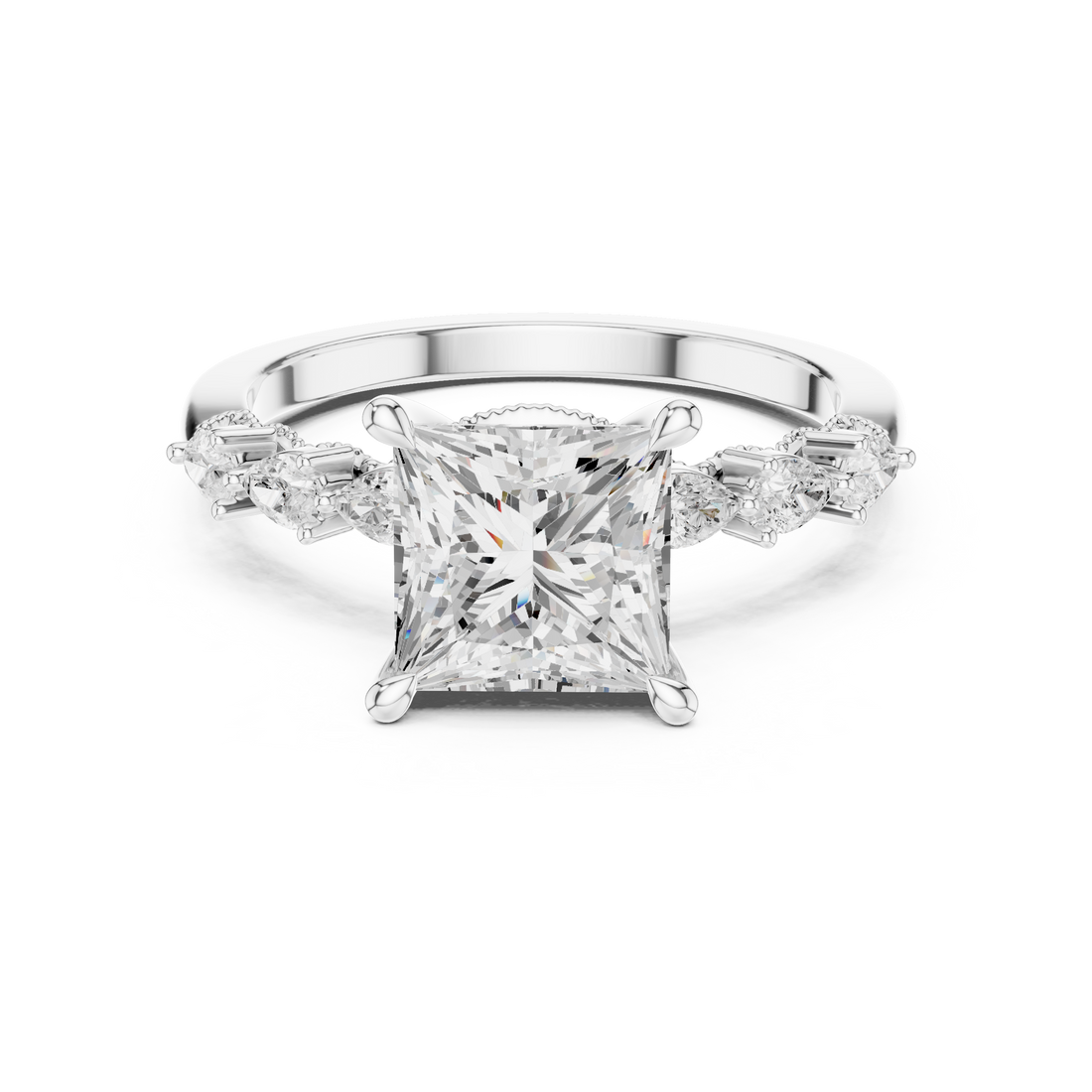 Luxury fashion Round Brilliant Cut Diamond Solitaire Pendant Necklace in Four Prong Setting curated for exclusive jewelry collections