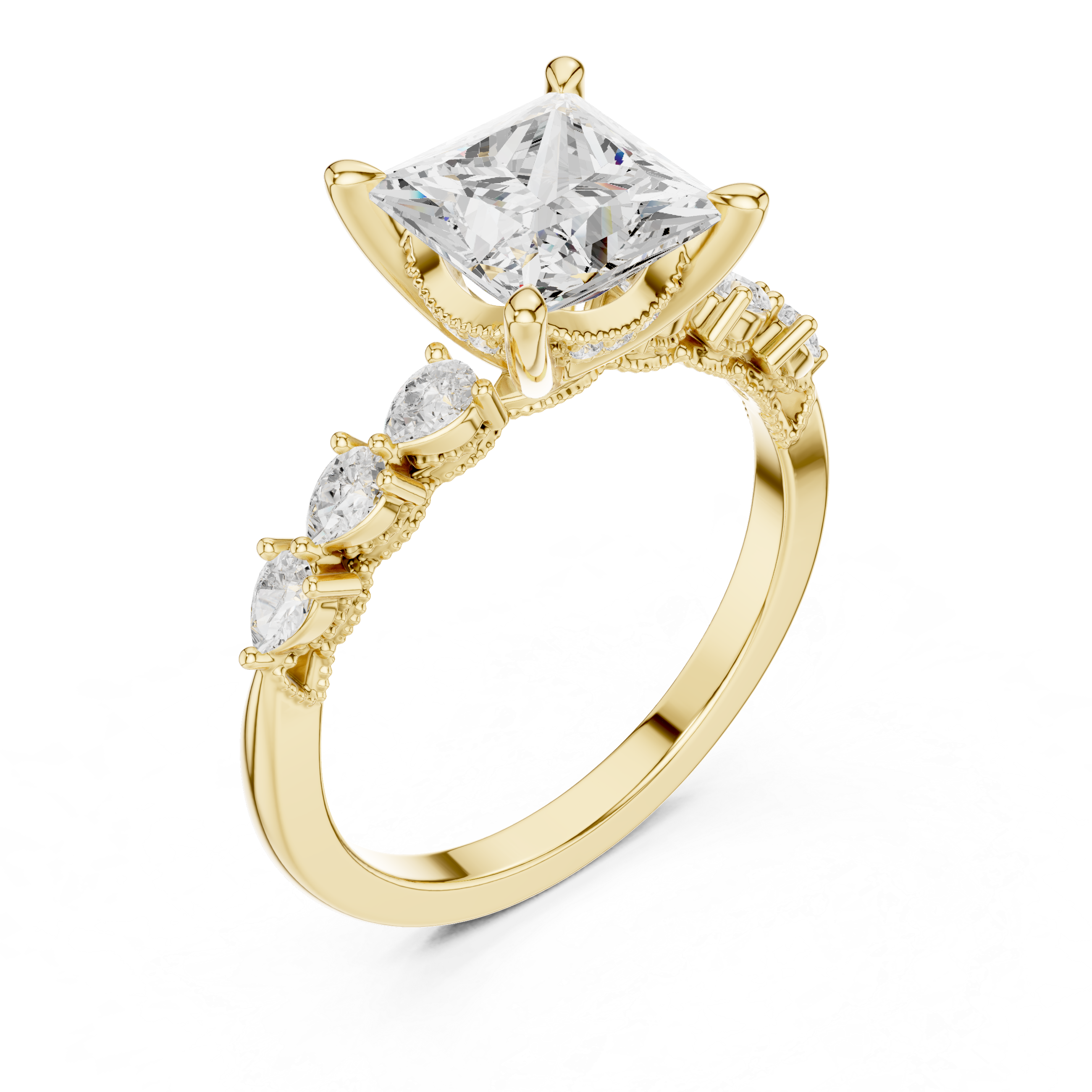 Dainty and minimal for a subtle yet royal jewelry statement