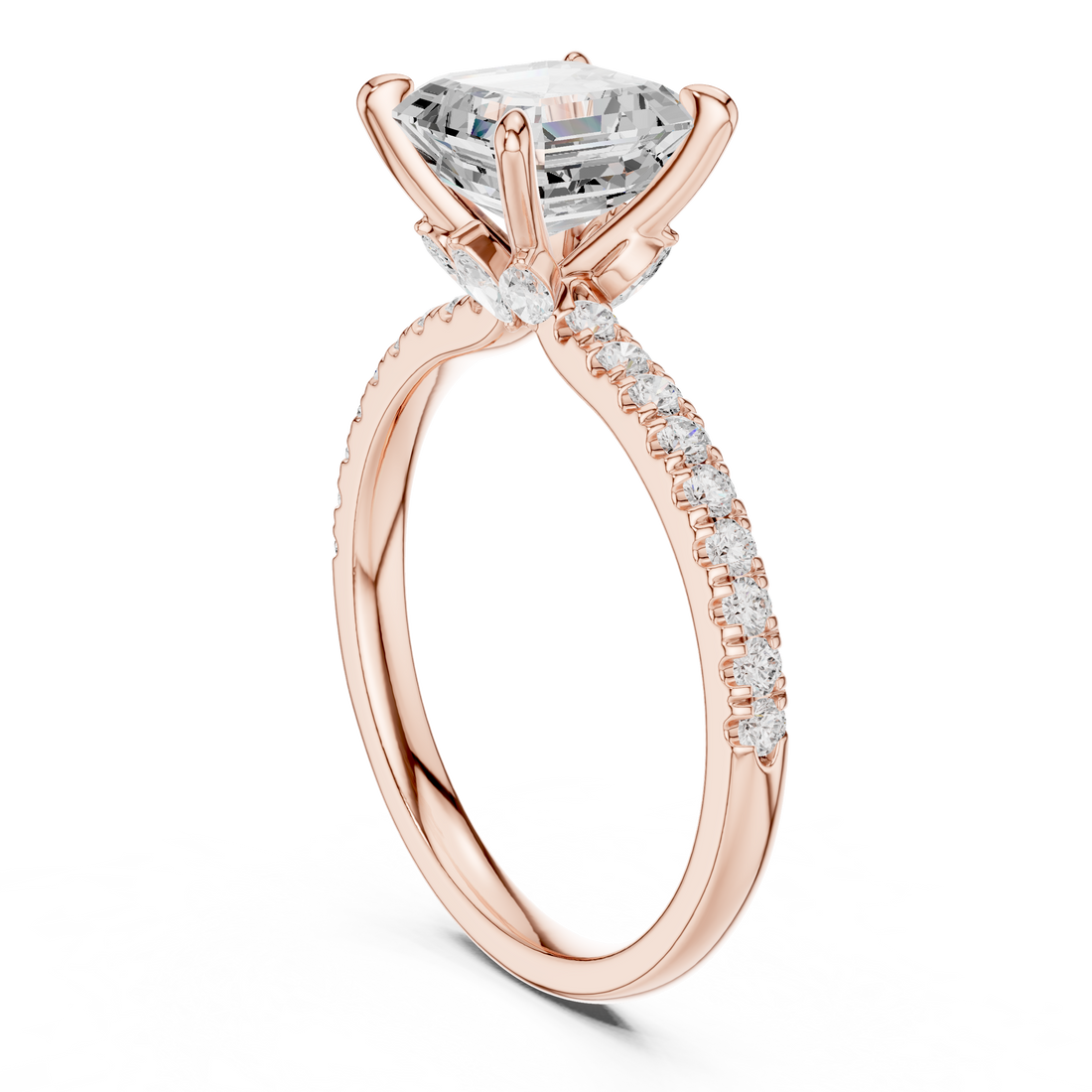 Sparkling featuring intricate diamond detail and fine finish