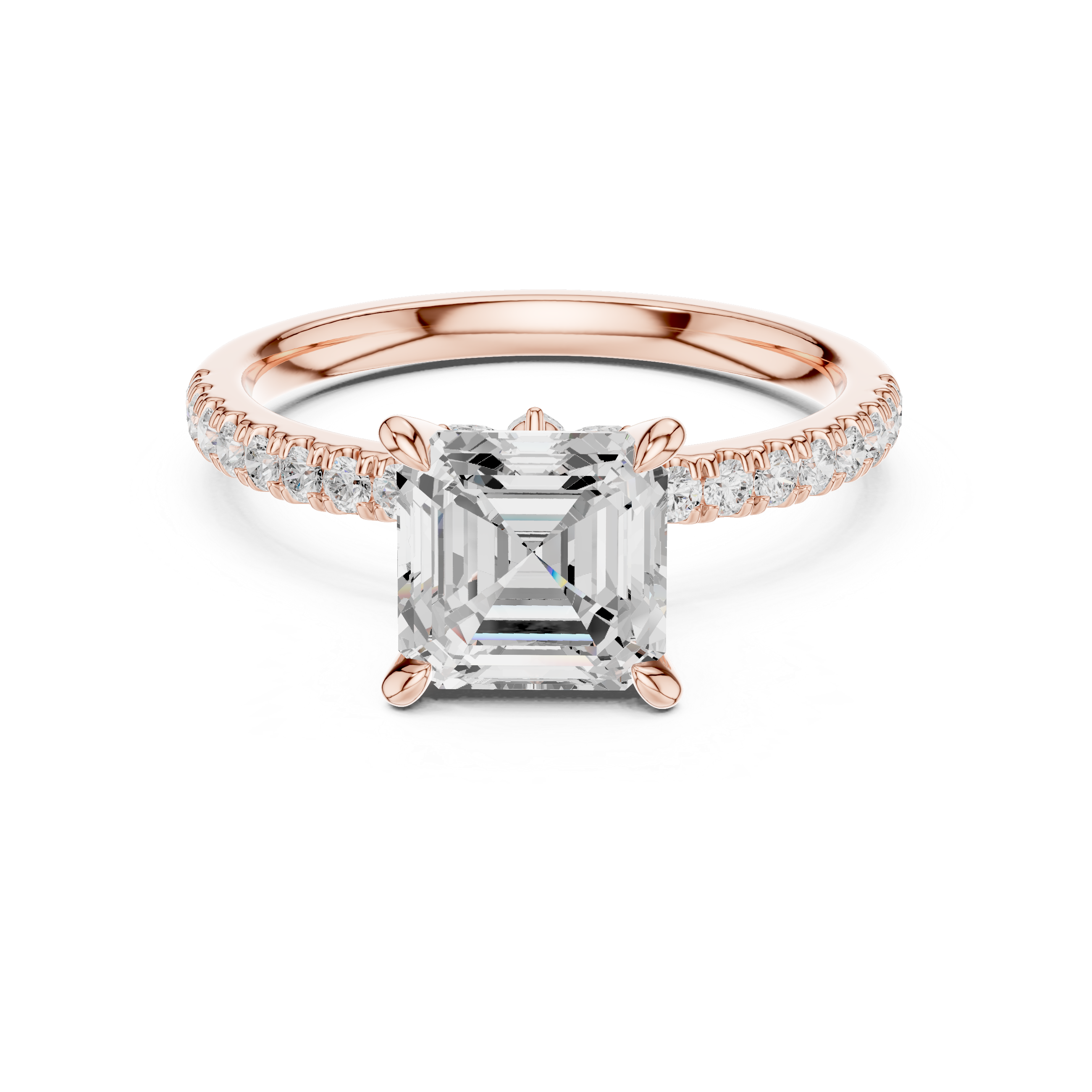 Elegant Round Cut Diamond Solitaire Pendant Necklace in Four Prong Setting handcrafted jewelry for a sophisticated luxury look