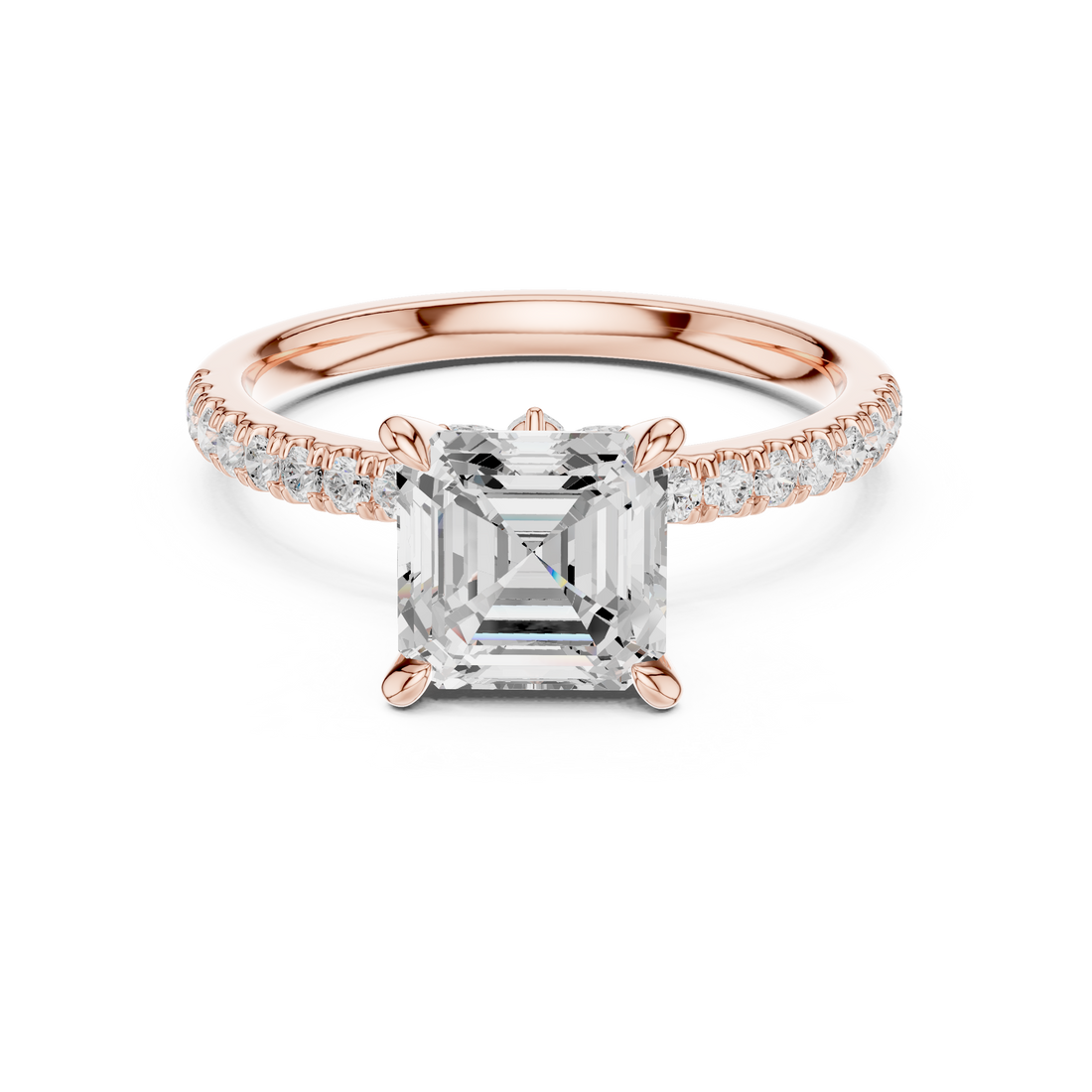 Elegant Round Cut Diamond Solitaire Pendant Necklace in Four Prong Setting handcrafted jewelry for a sophisticated luxury look