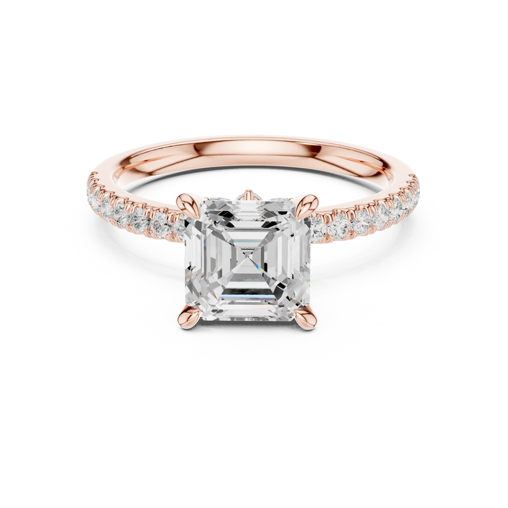 Elegant Round Cut Diamond Solitaire Pendant Necklace in Four Prong Setting handcrafted jewelry for a sophisticated luxury look