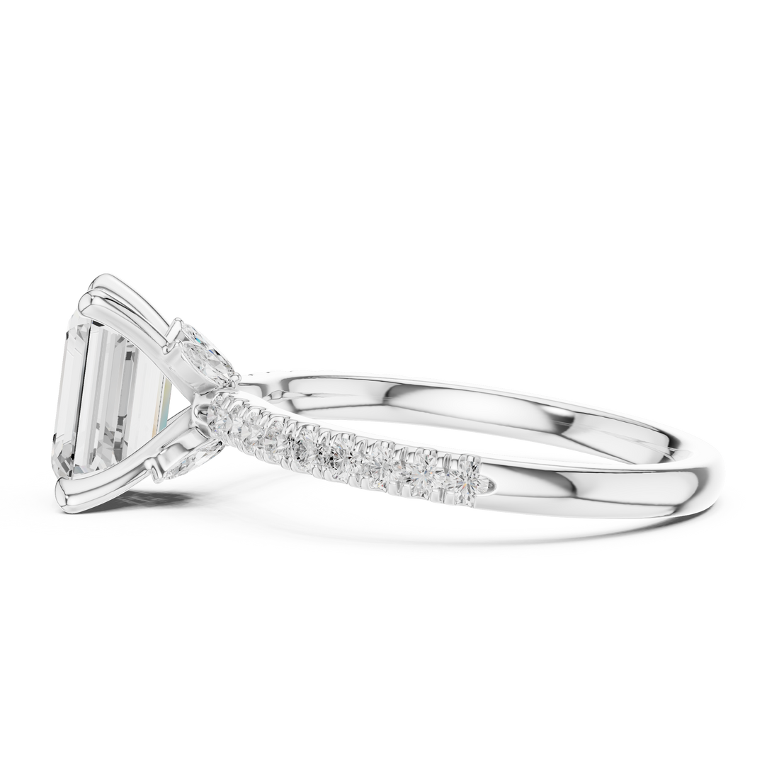 Sparkling featuring intricate diamond detail and fine finish