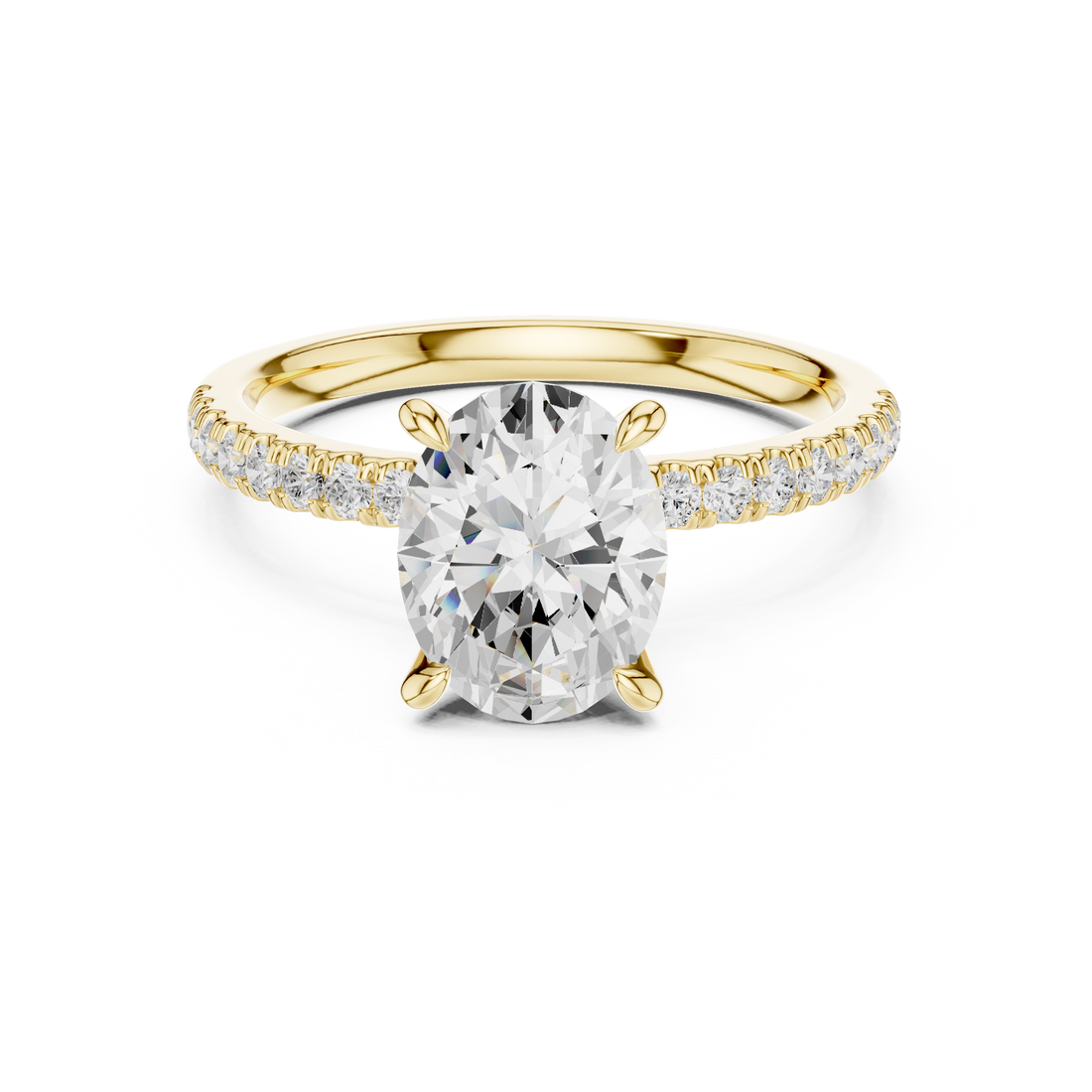 Sparkling featuring intricate diamond detail and fine finish