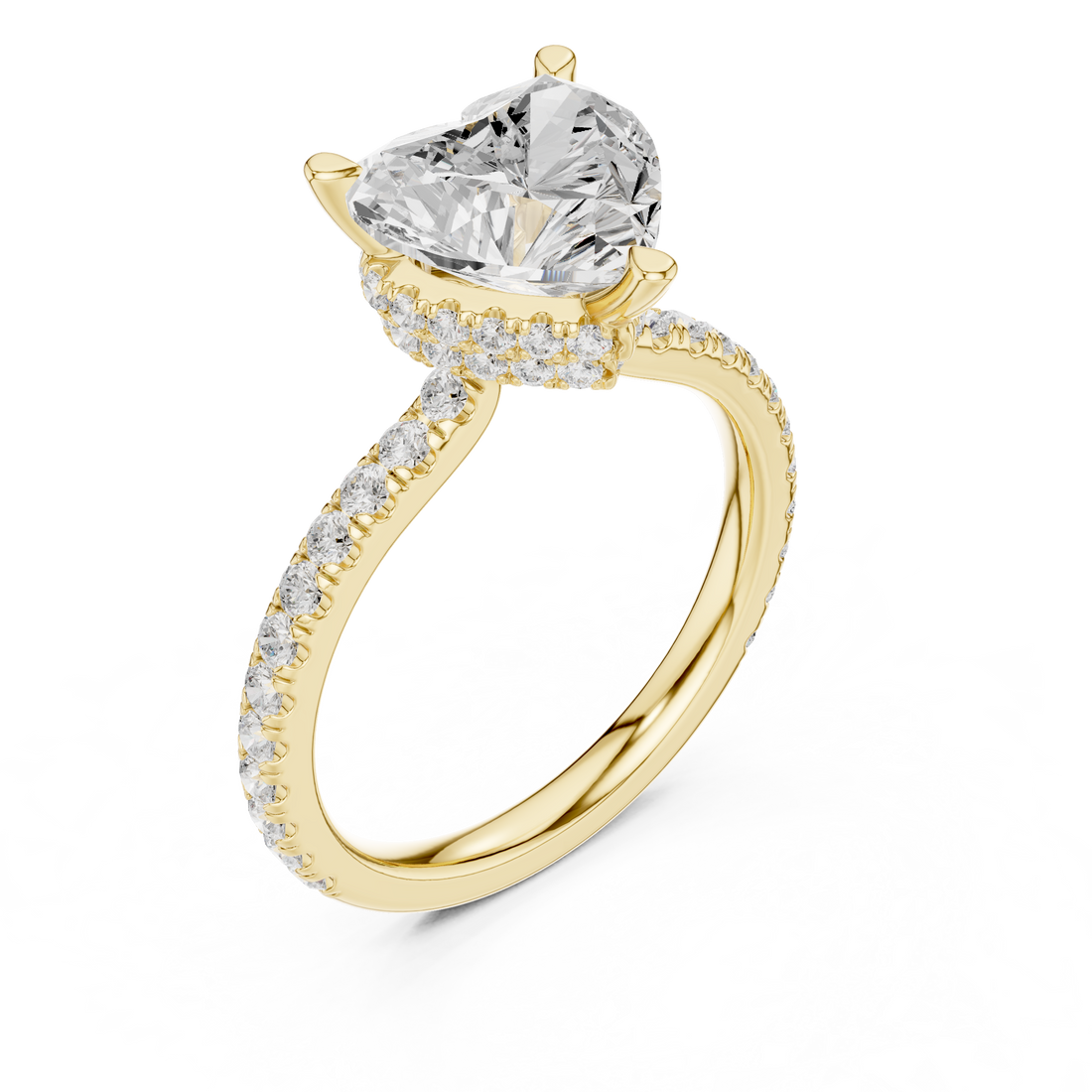 Sparkling featuring intricate diamond detail and fine finish