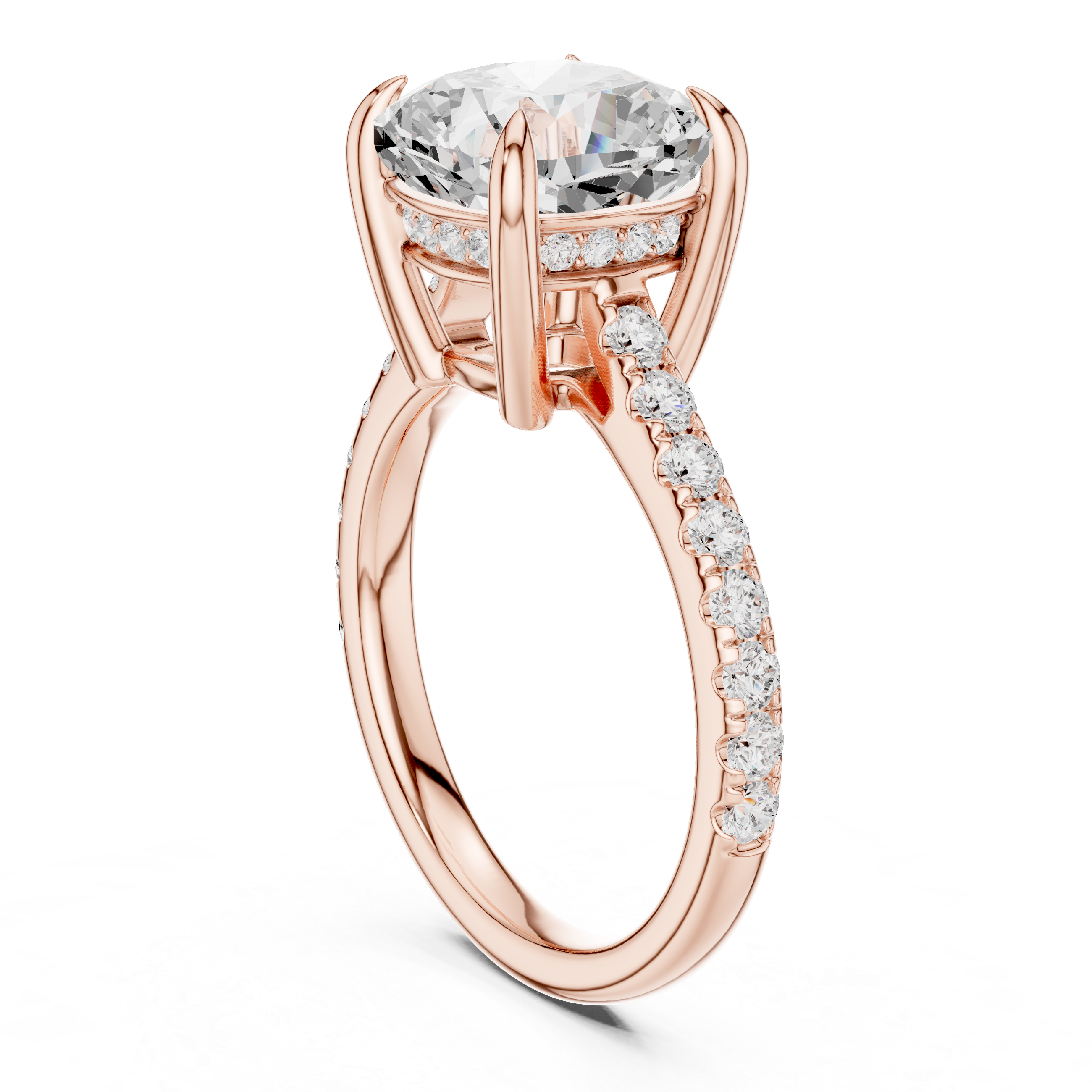 Sleek Round Brilliant Cut Diamond Solitaire Pendant Necklace perfect for both casual and formal styling