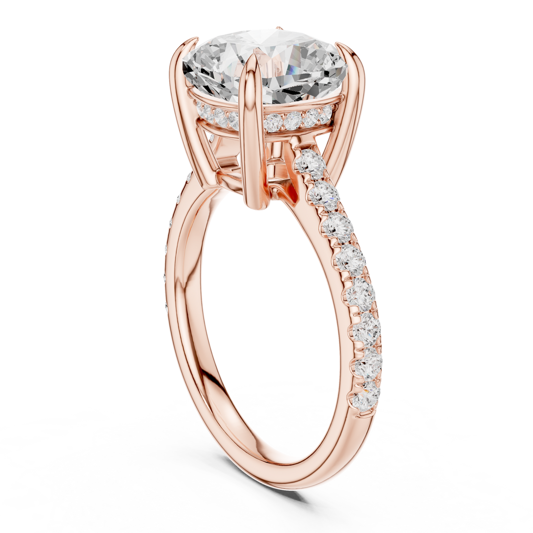 Sleek Round Brilliant Cut Diamond Solitaire Pendant Necklace perfect for both casual and formal styling