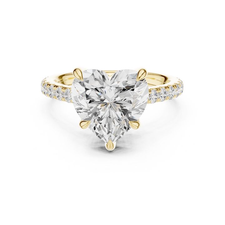 Elegant Round Cut Diamond Solitaire Pendant Necklace in Four Prong Setting handcrafted jewelry for a sophisticated luxury look