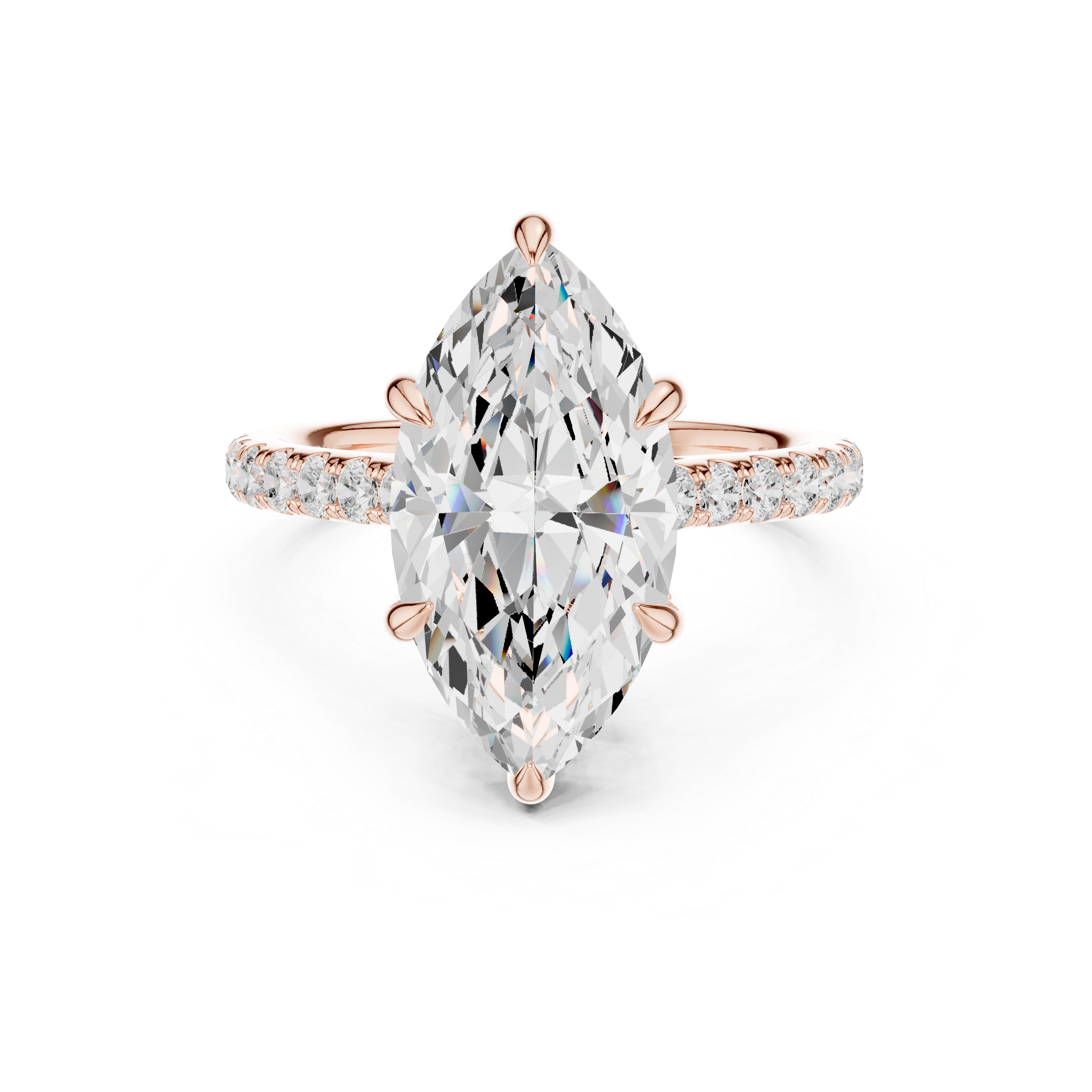 Sparkling featuring intricate diamond detail and fine finish