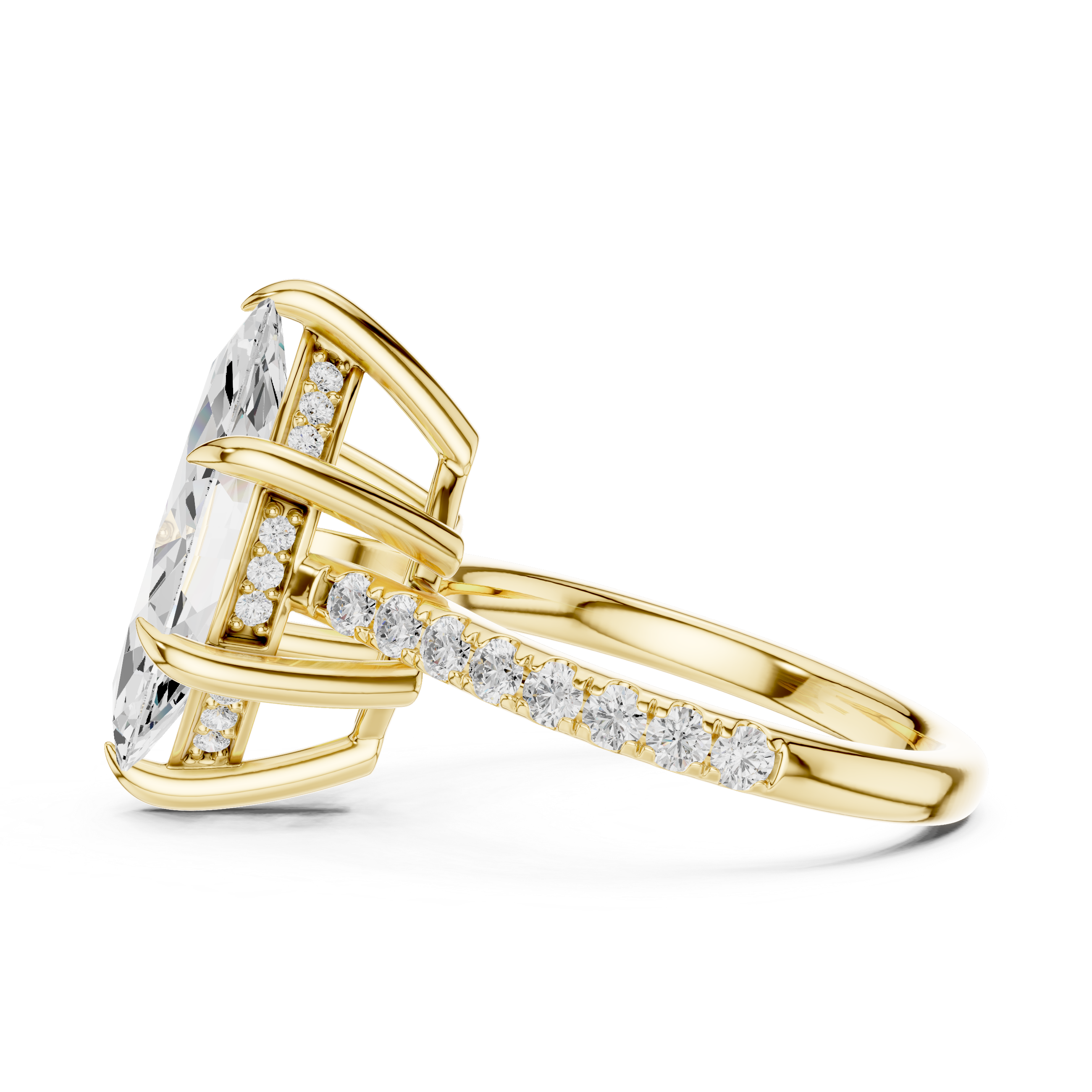 Stunning with premium high-quality finish and brilliant sparkling diamonds