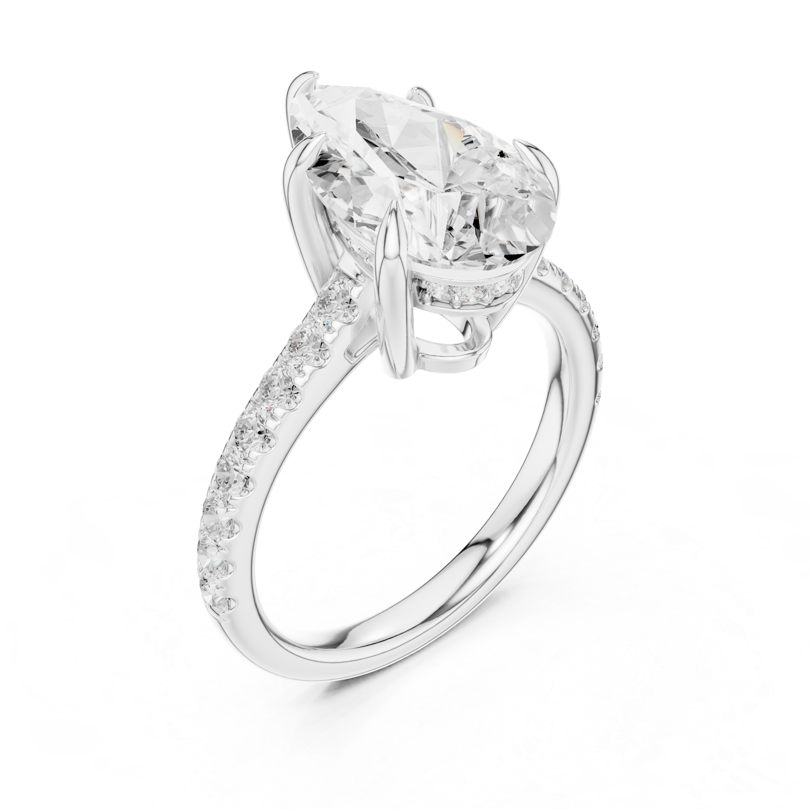 Sparkling featuring intricate diamond detail and fine finish