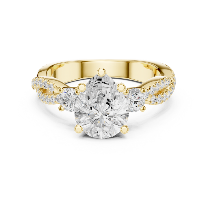 Modern open ring featuring adjustable dual-end design.