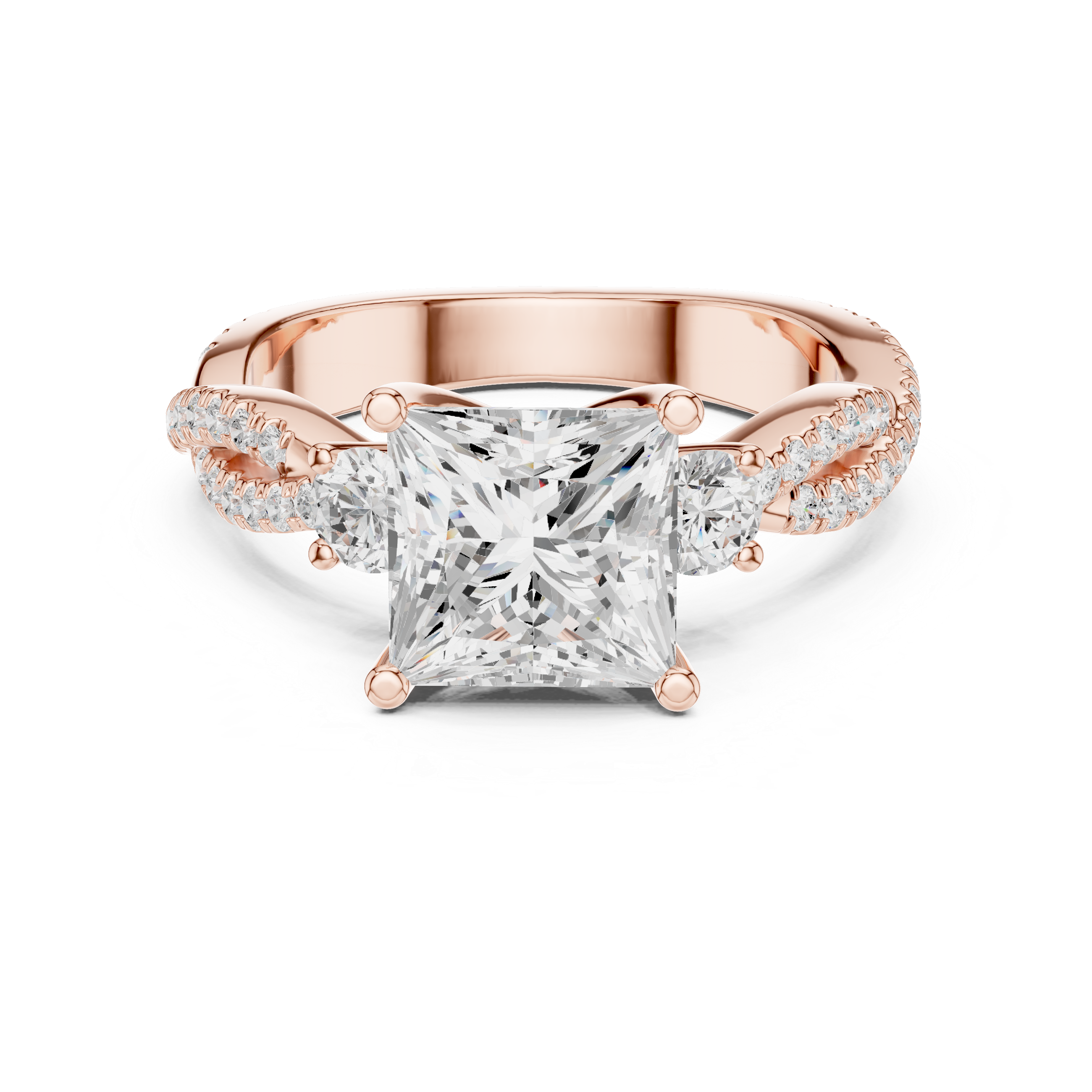 Luxury designer ring featuring artistic sculptural appearance.