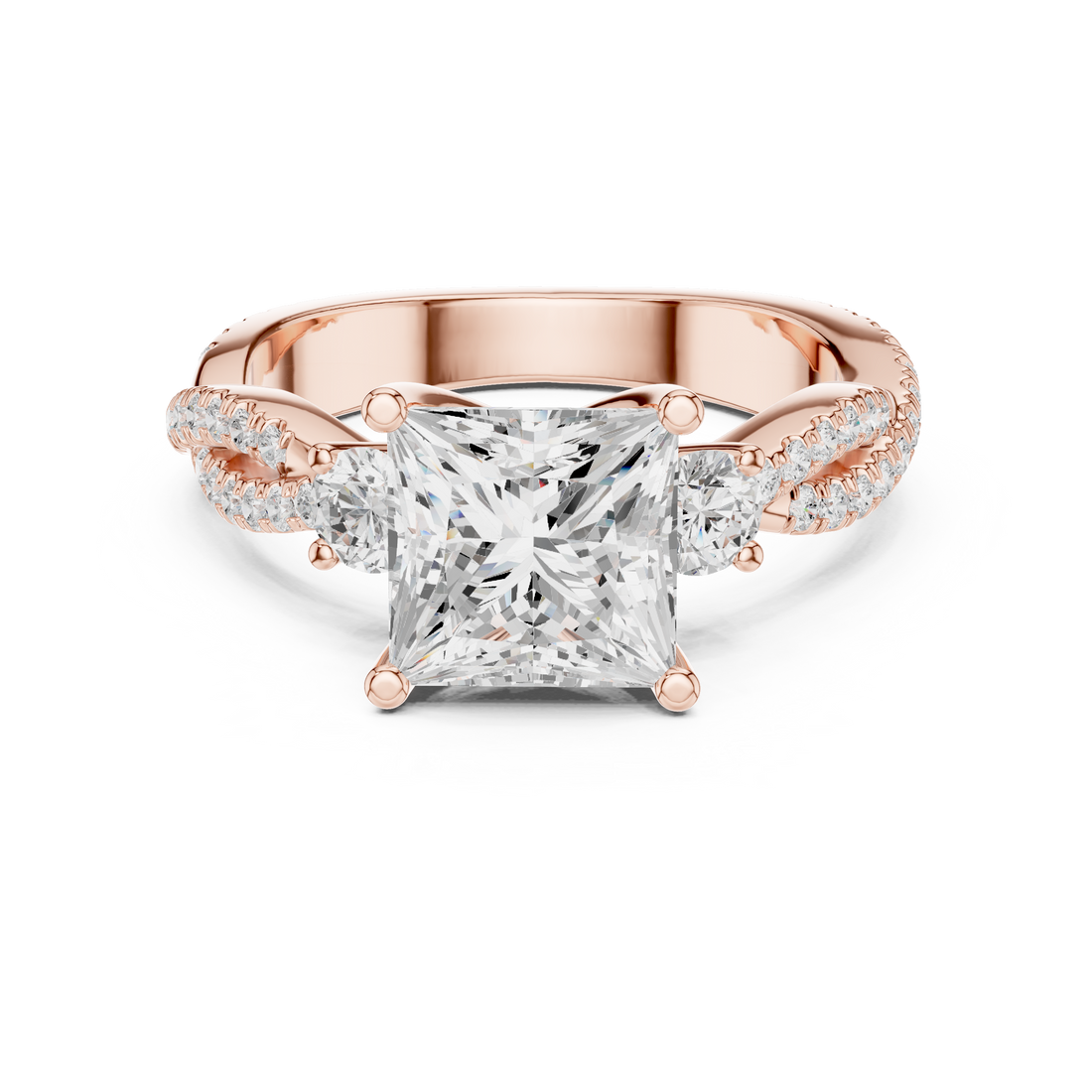 Luxury designer ring featuring artistic sculptural appearance.