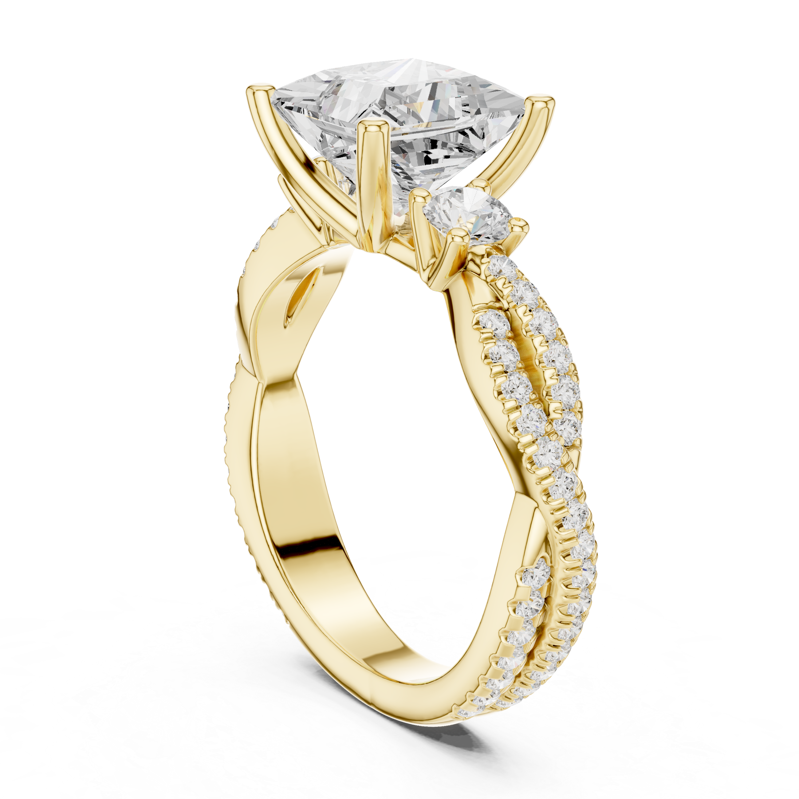 Stylish Y-shaped necklace featuring dangling central element.