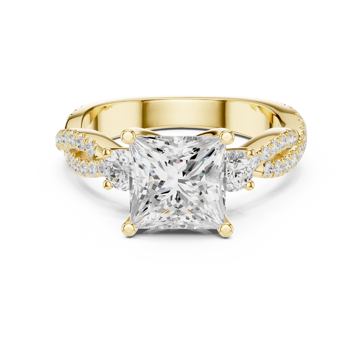 Elegant tennis bracelet featuring uniform diamond pattern.