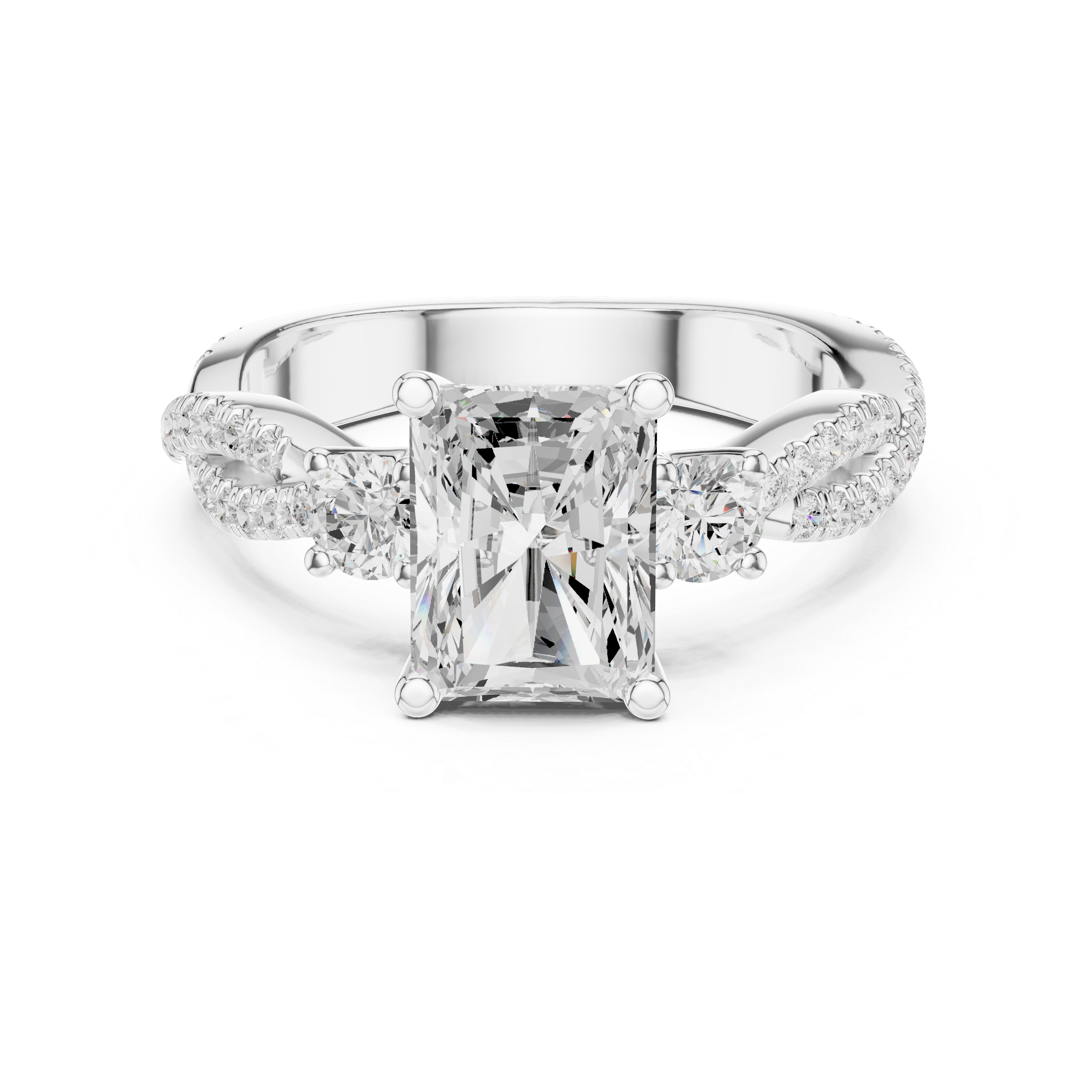 Luxury bridal diamond set featuring high-end craftsmanship.