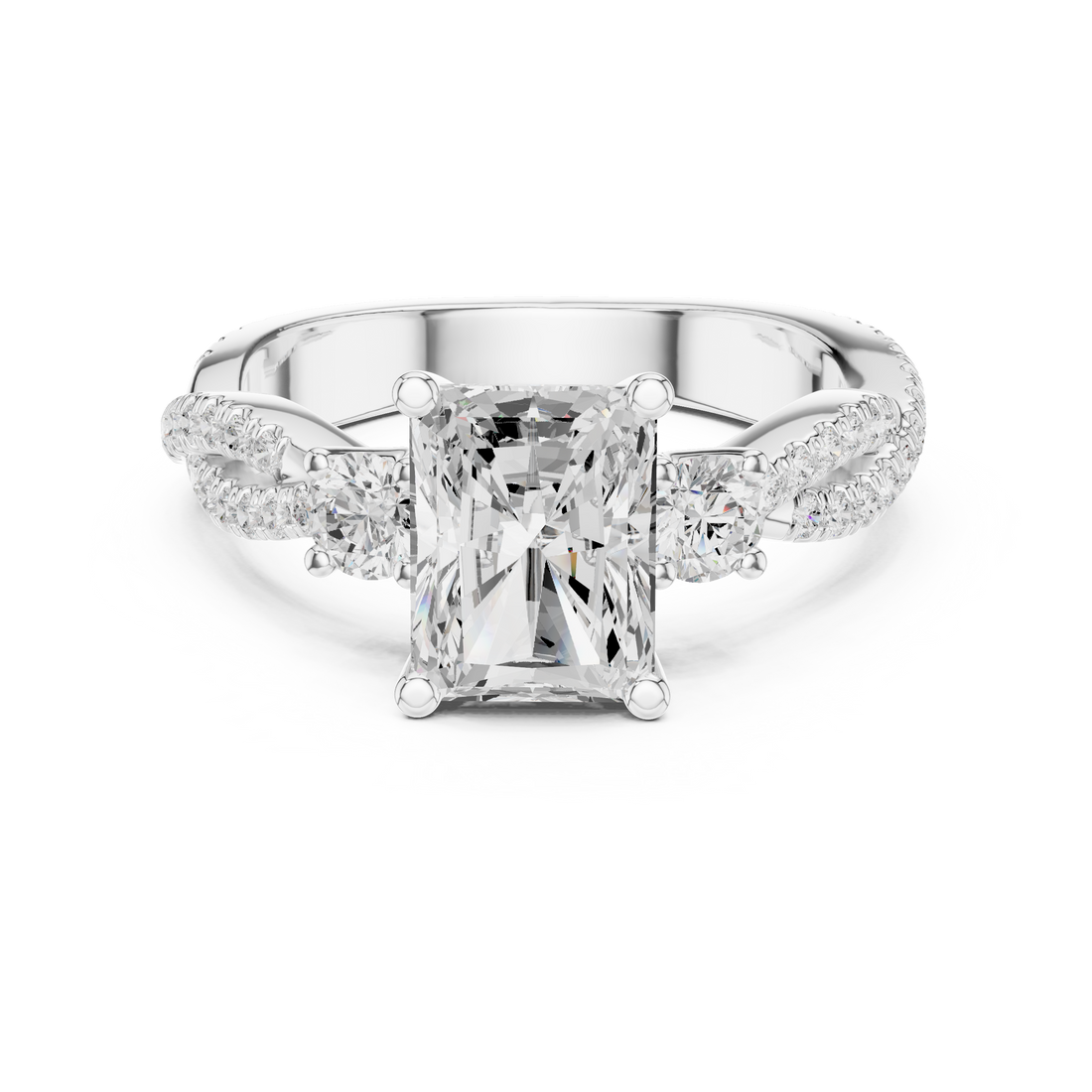 Luxury bridal diamond set featuring high-end craftsmanship.