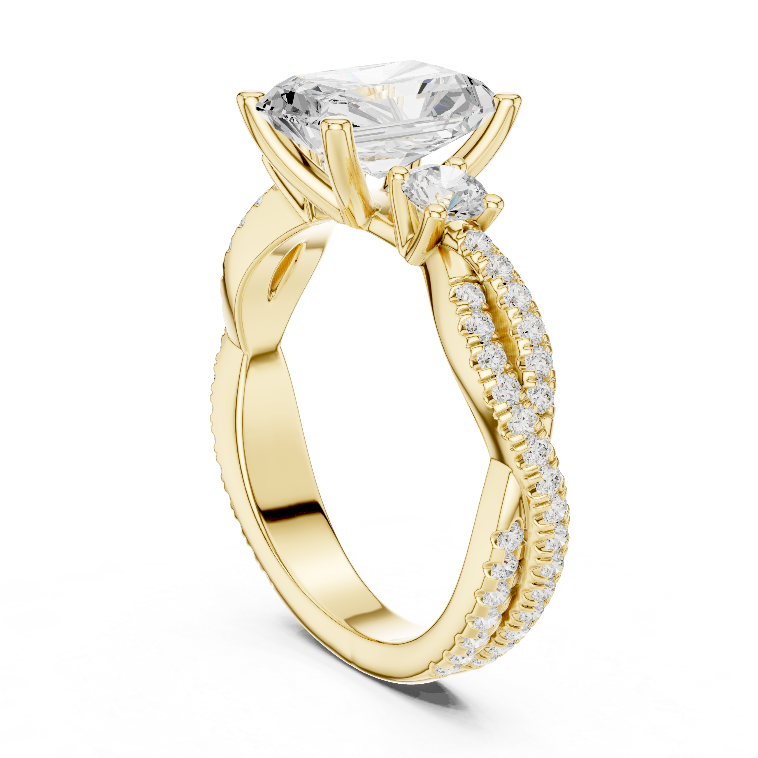 Traditional bridal jewellery set featuring detailed gold work.