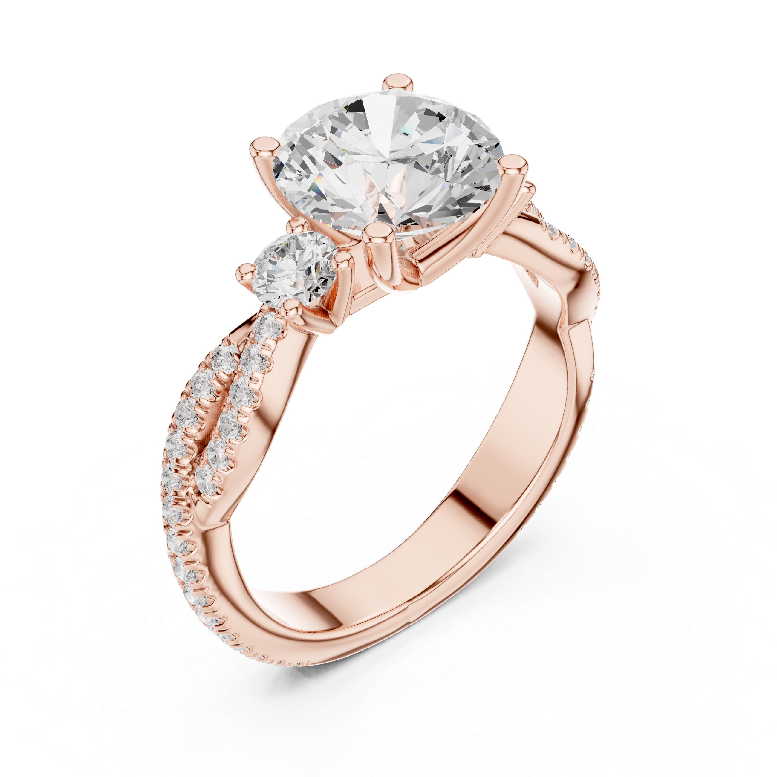 Elegant stackable ring set featuring multiple slim bands.