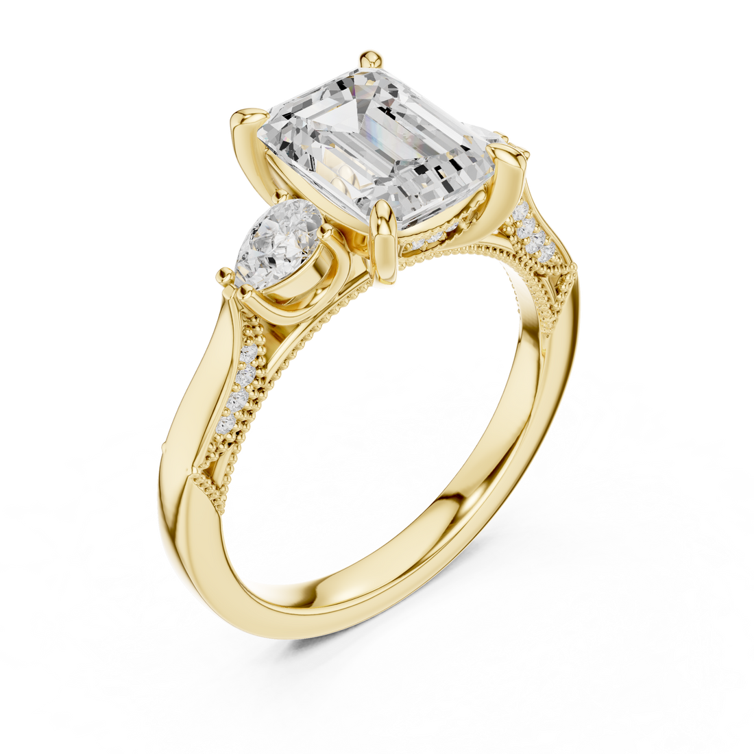 Stylish knot design ring symbolizing love and unity with polished finish.