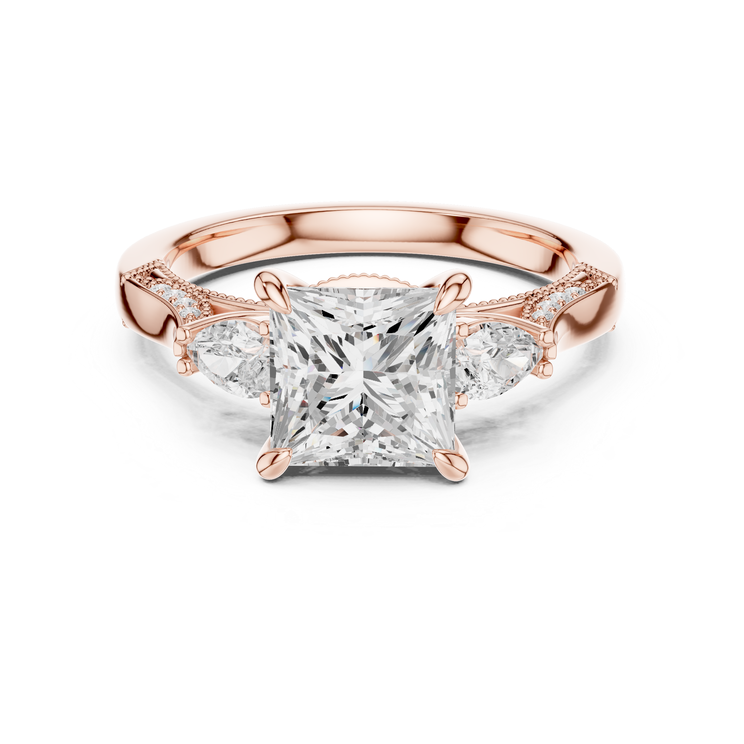 Designer diamond link bracelet with sparkling stone accents.
