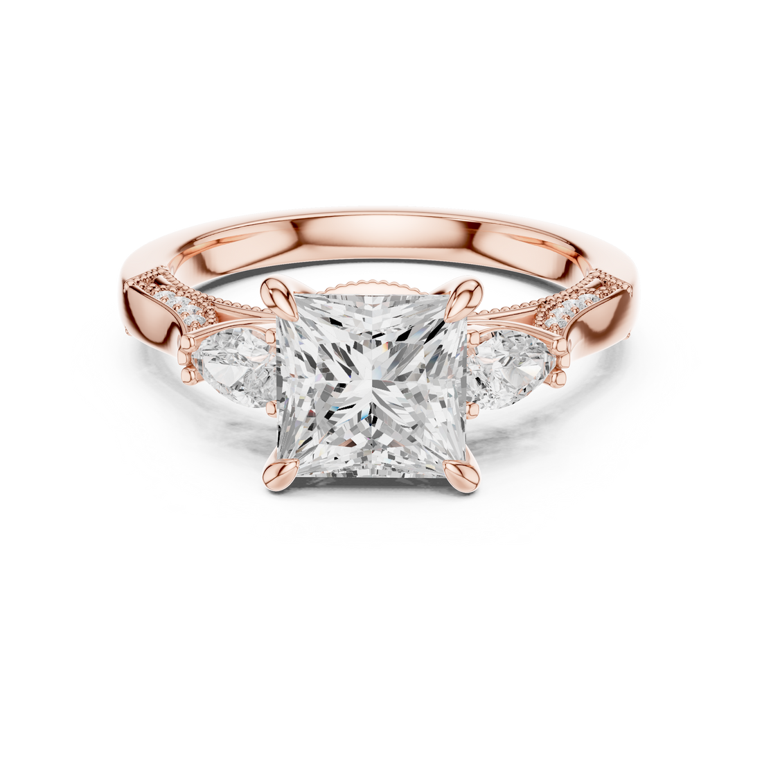 Designer diamond link bracelet with sparkling stone accents.