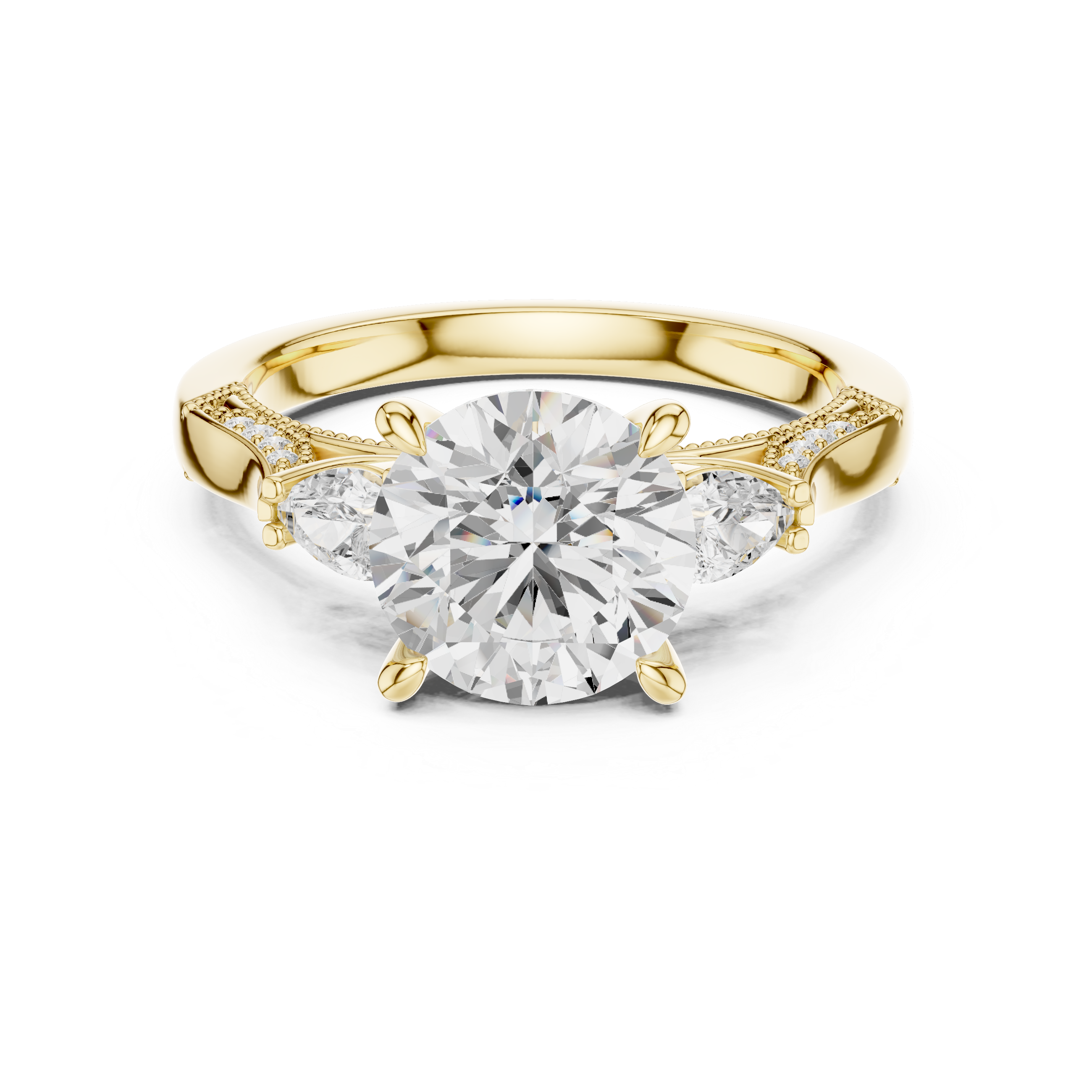 Luxury diamond anklet featuring sparkling stones in continuous row.