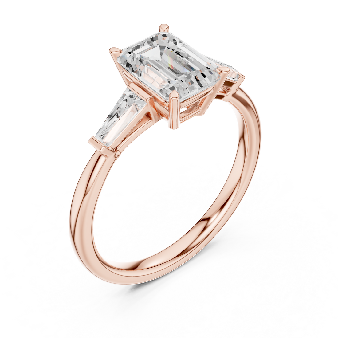 Luxury men's diamond band featuring row of sparkling stones.