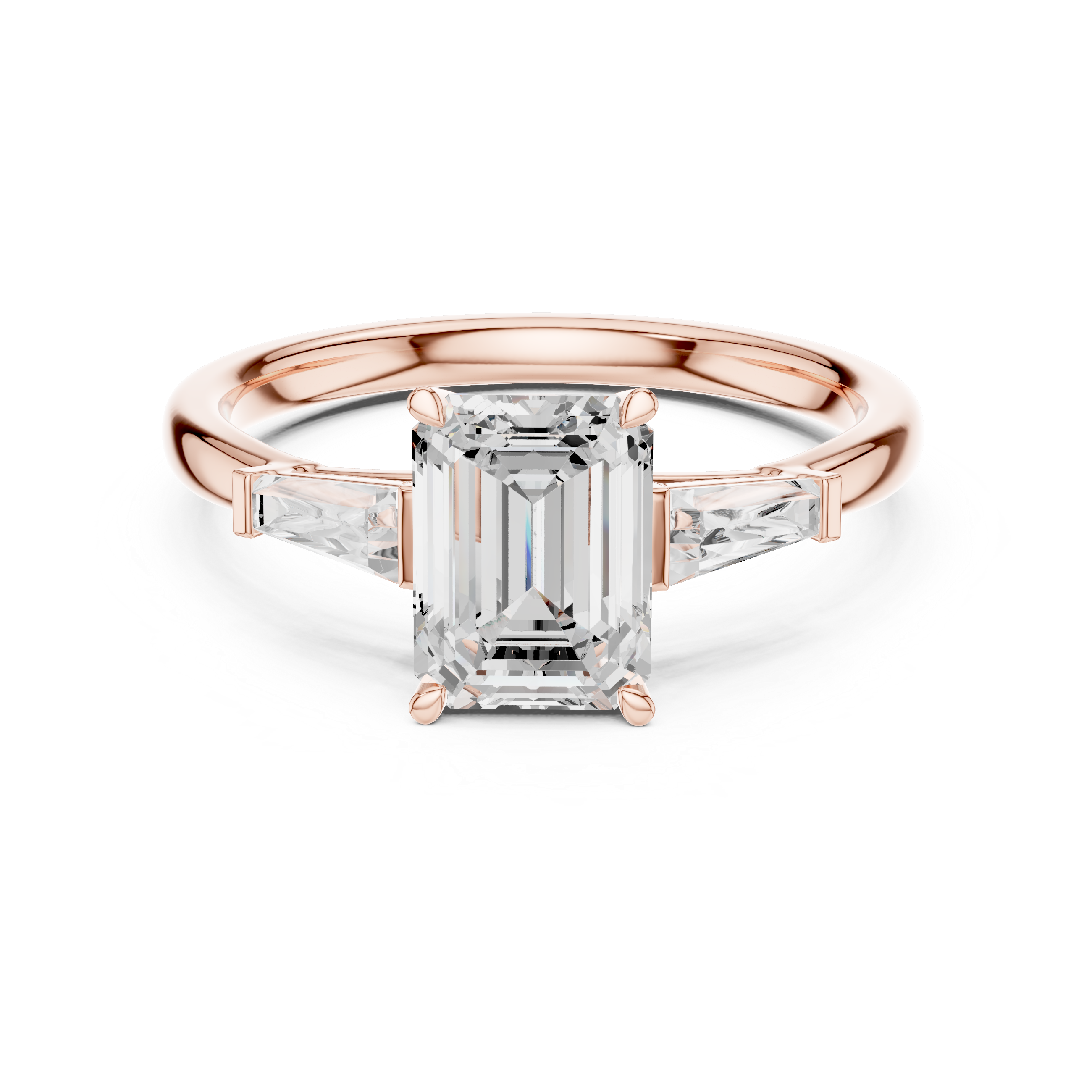 Designer men's gemstone ring featuring bold rectangular stone centerpiece.