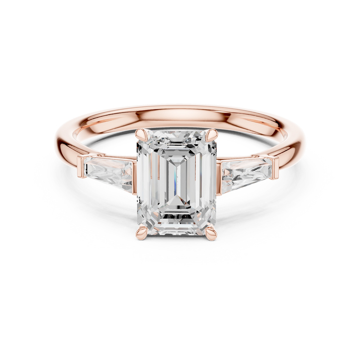 Designer men's gemstone ring featuring bold rectangular stone centerpiece.