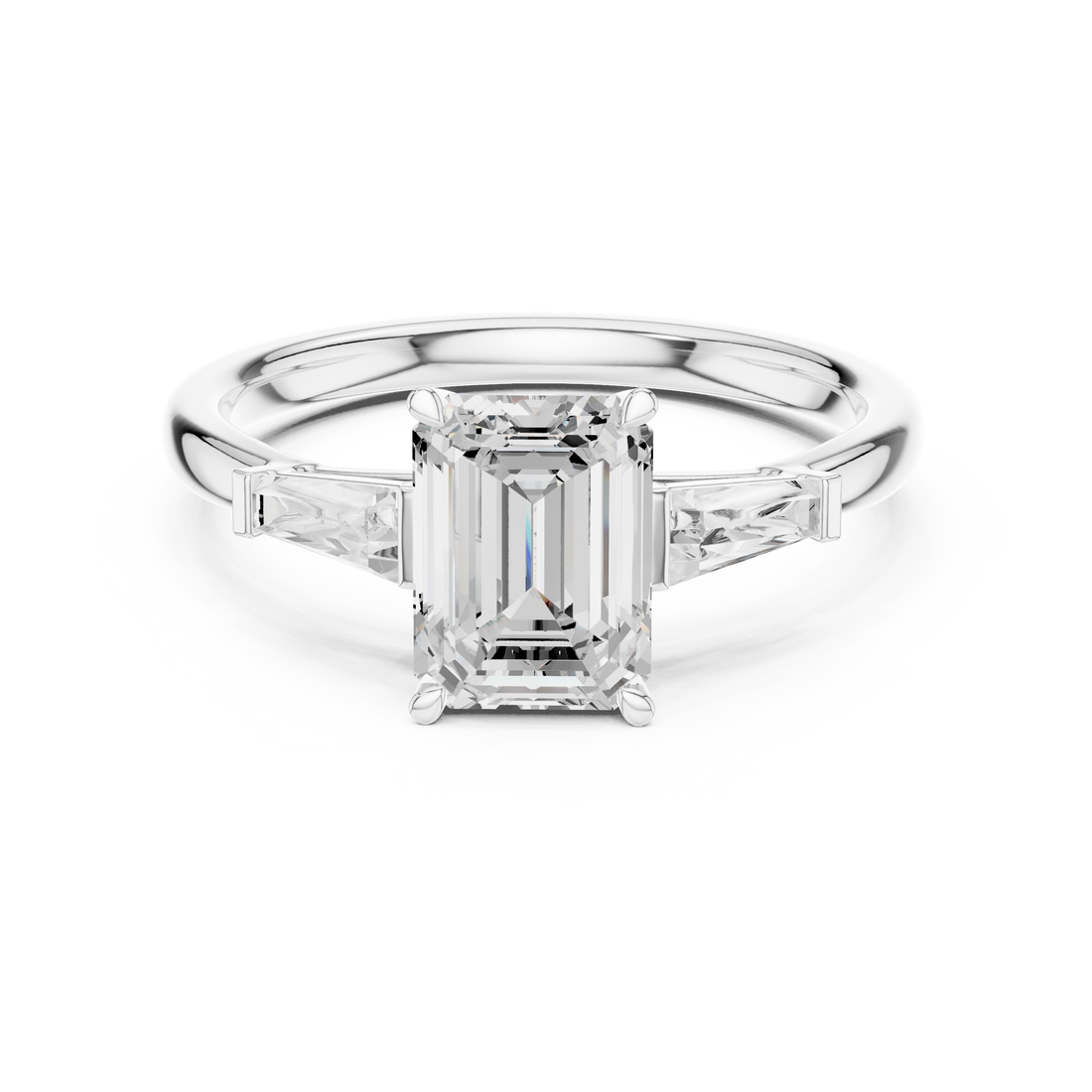 Designer baby ring featuring adjustable band and smooth edges.