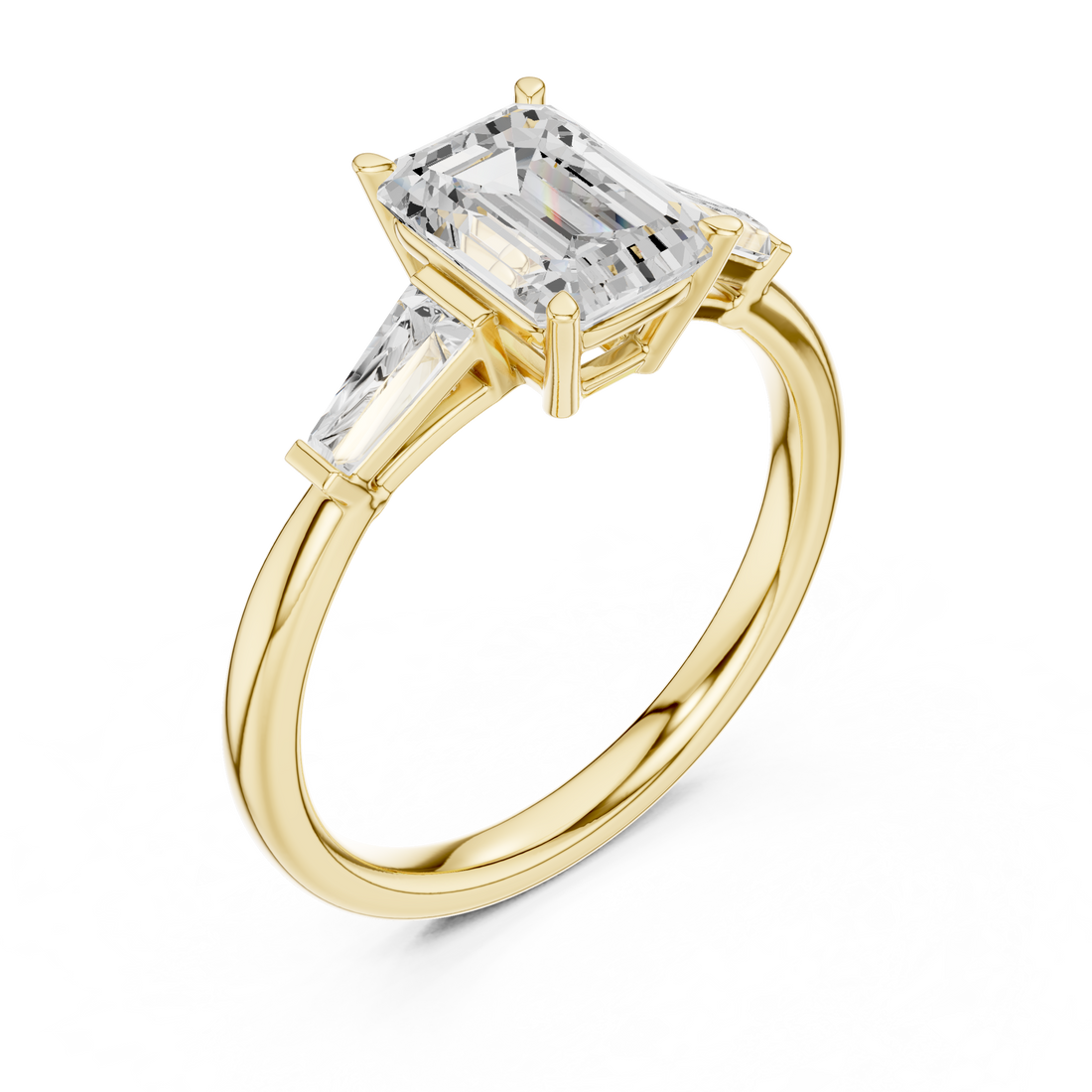Classic halo cocktail ring featuring large central gemstone.