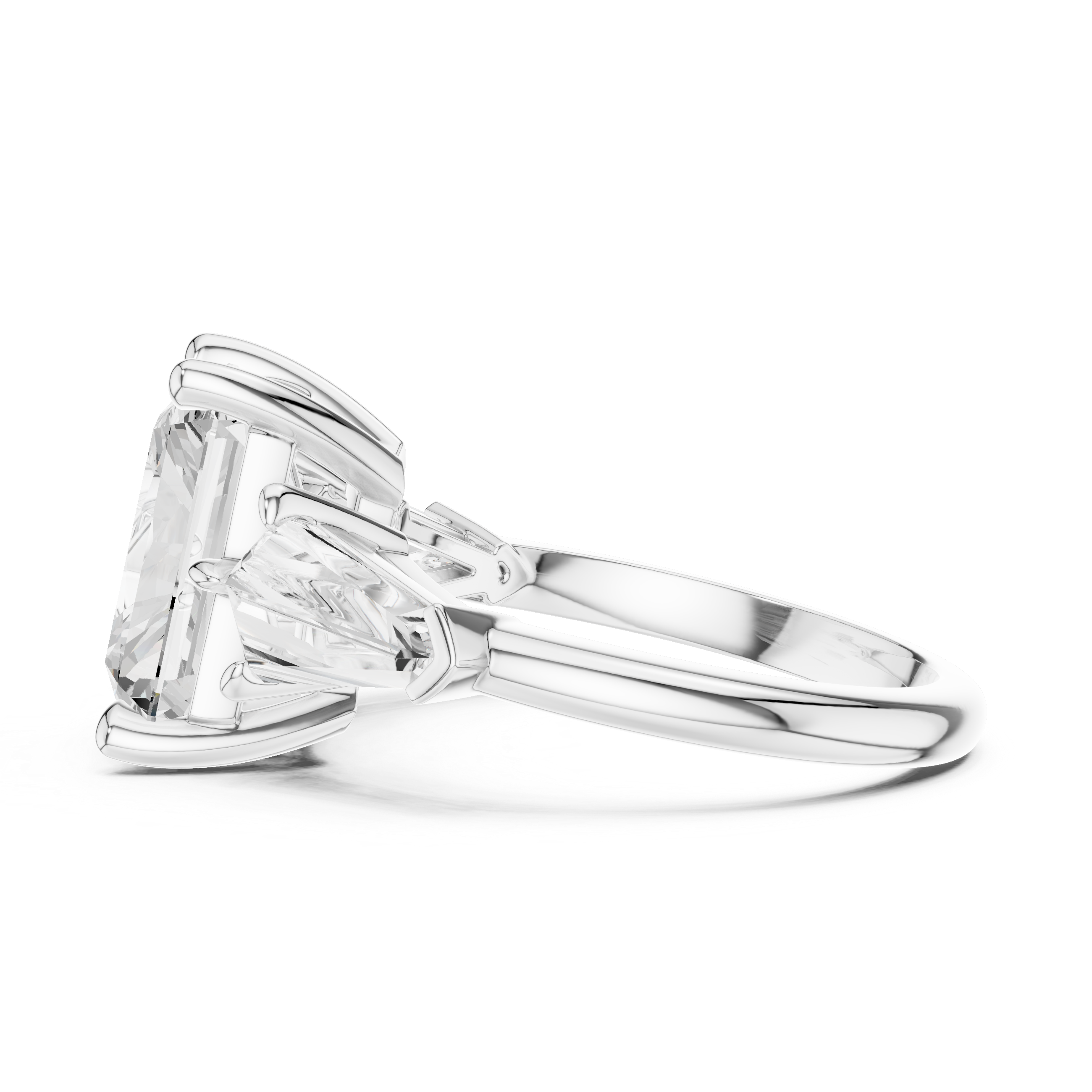 Stylish engagement jewellery set featuring modern elegant design.