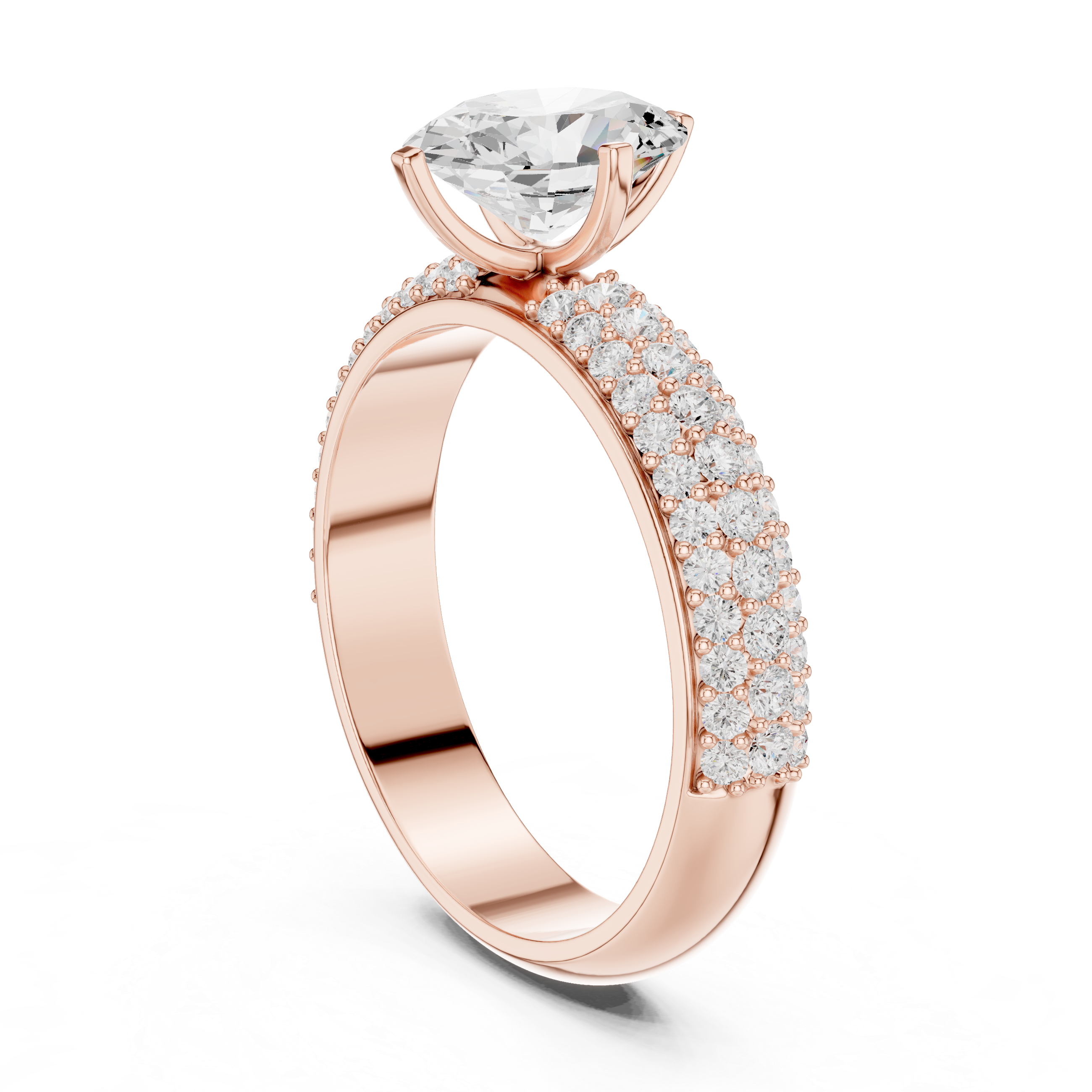 Classic cushion-cut diamond ring with vintage-inspired halo setting and sparkling accents.