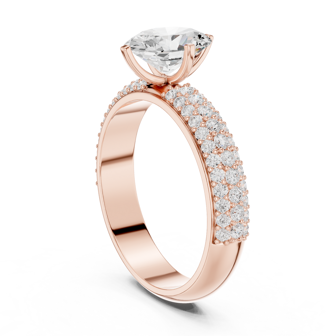 Classic cushion-cut diamond ring with vintage-inspired halo setting and sparkling accents.