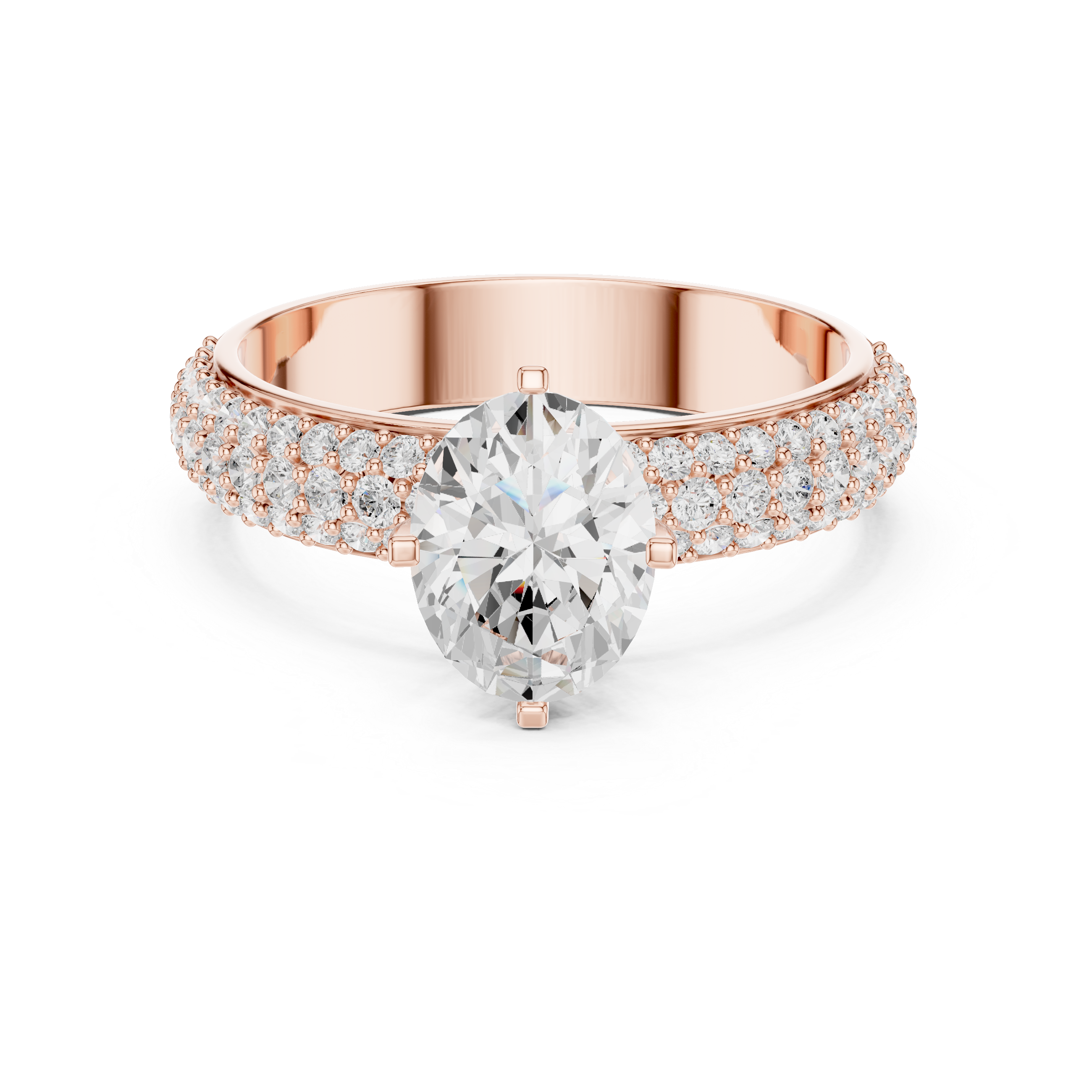 Elegant princess-cut diamond engagement ring with brilliant center stone and slim polished gold band.