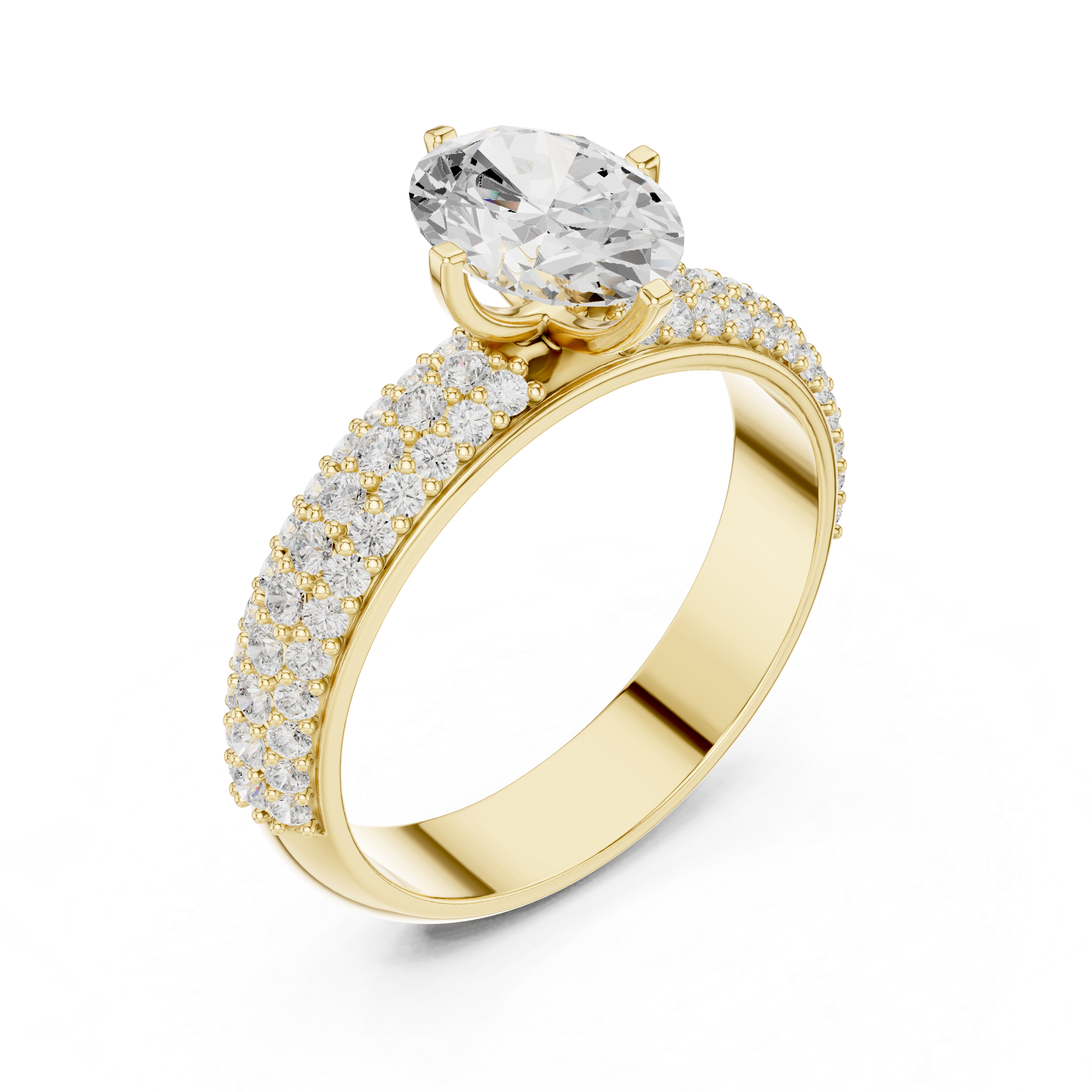 Stylish knot design ring symbolizing love and unity with polished finish.