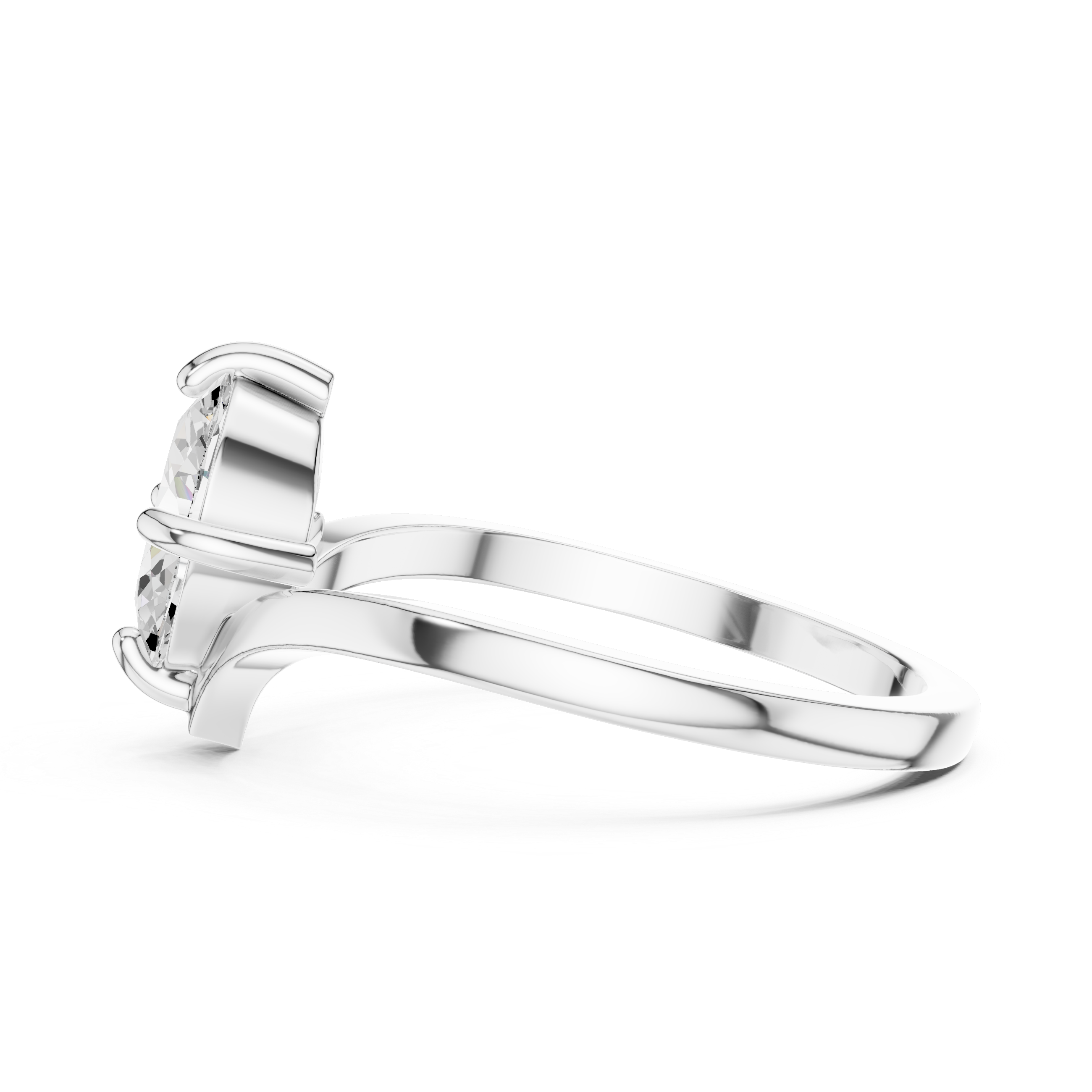 Luxury diamond nose ring with intricate detailing and sparkle.