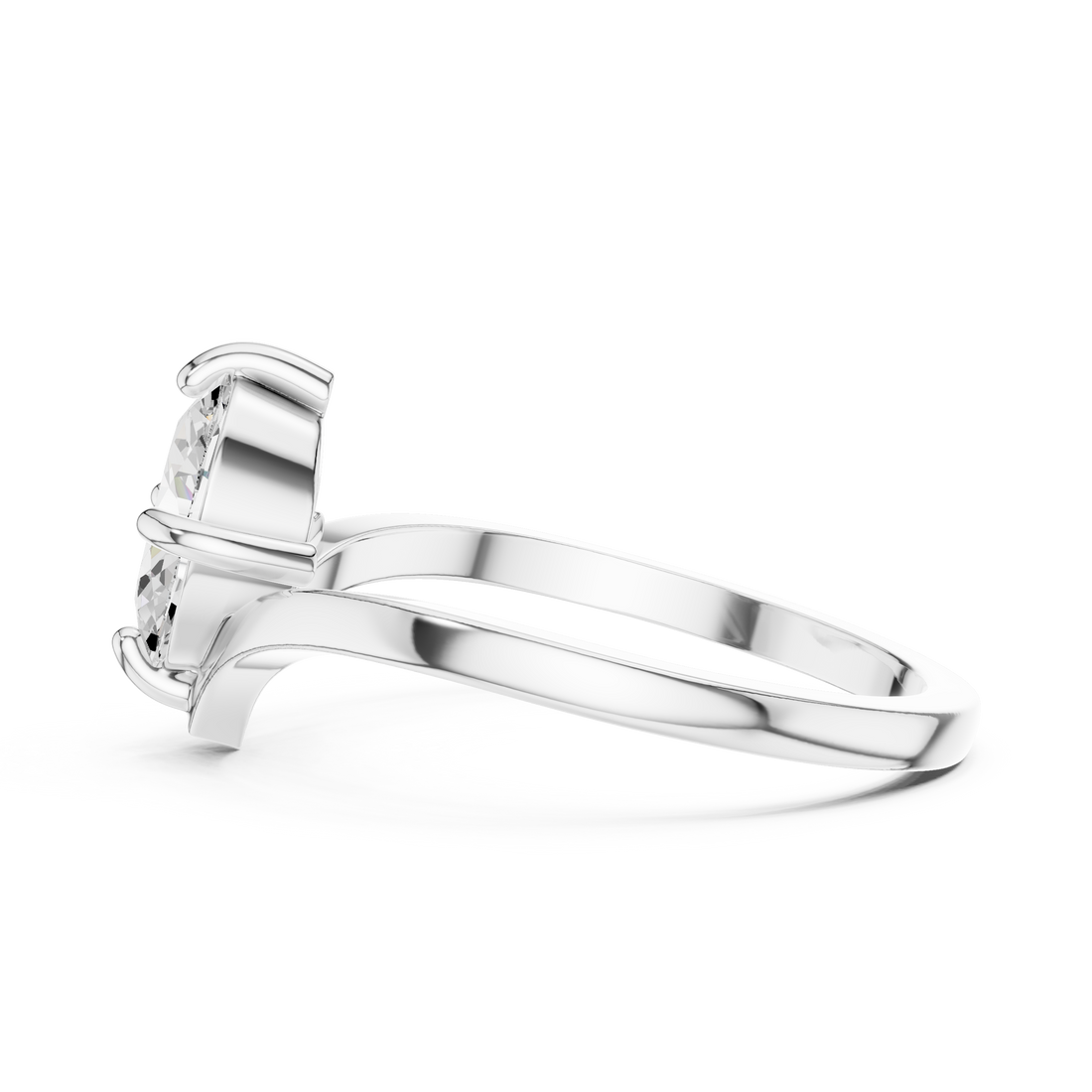 Luxury diamond nose ring with intricate detailing and sparkle.