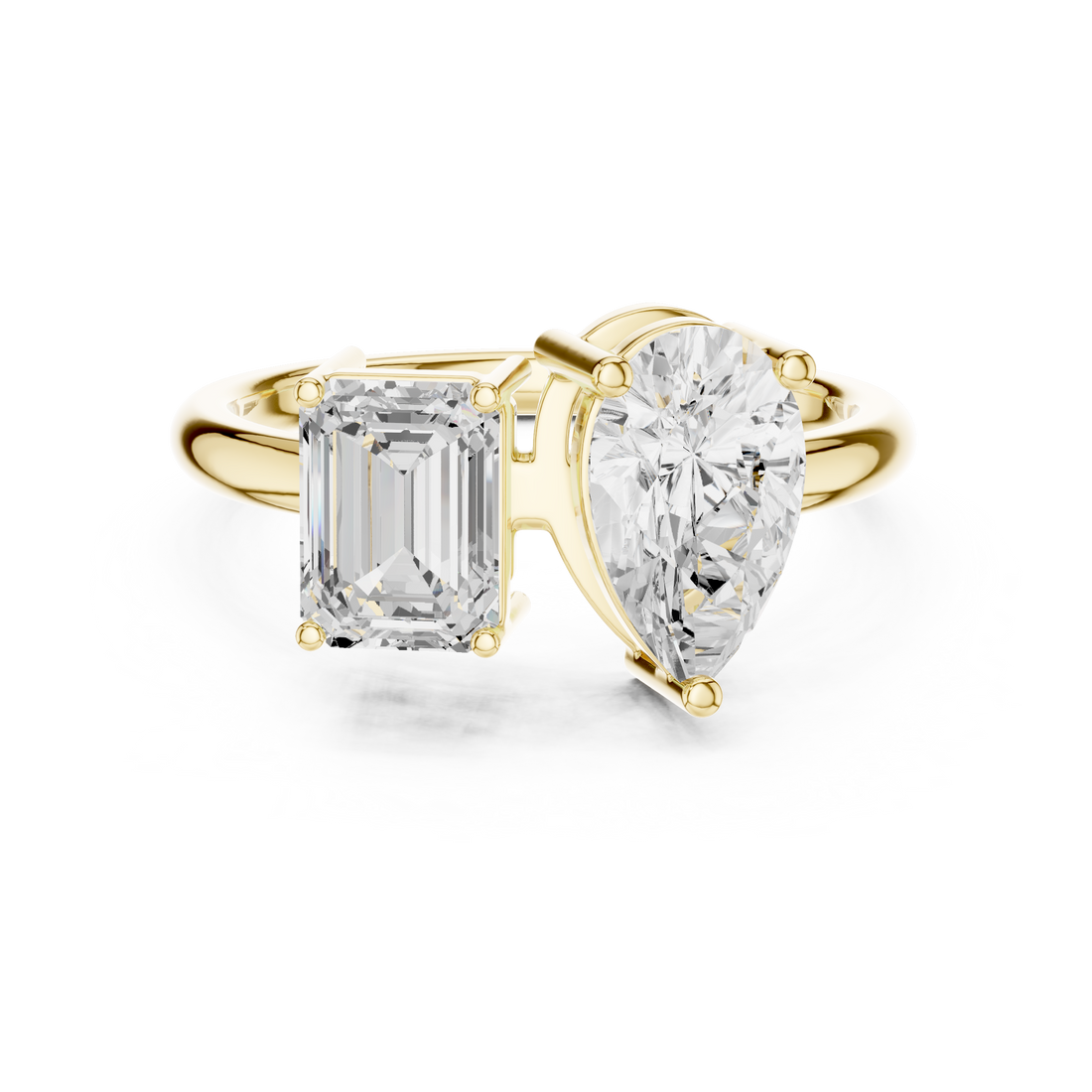 Modern open ring featuring adjustable dual-end design.