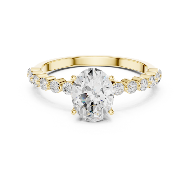 Elegant tennis bracelet featuring uniform diamond pattern.
