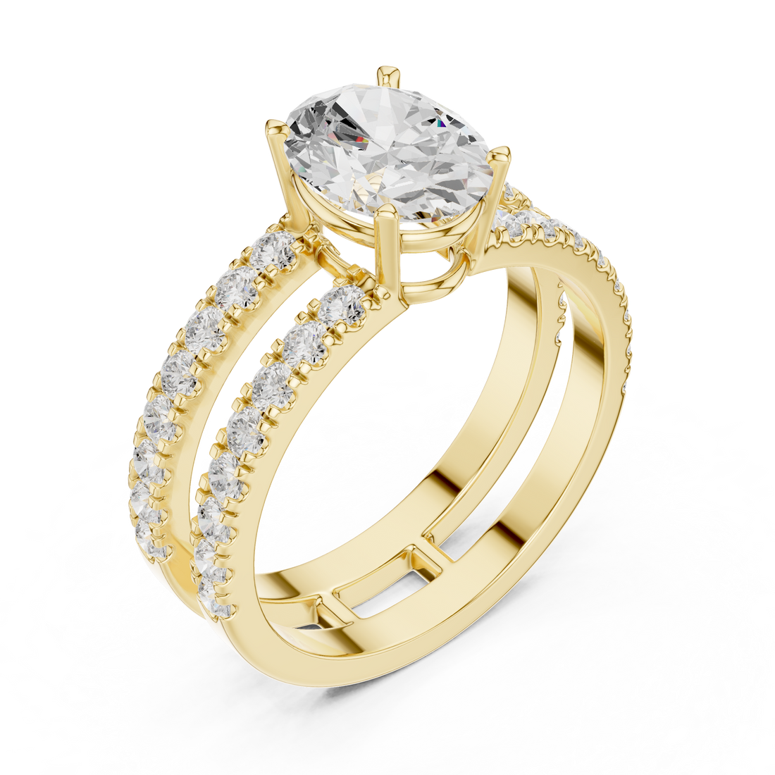 Luxury celebration ring featuring decorative gemstone centerpiece.