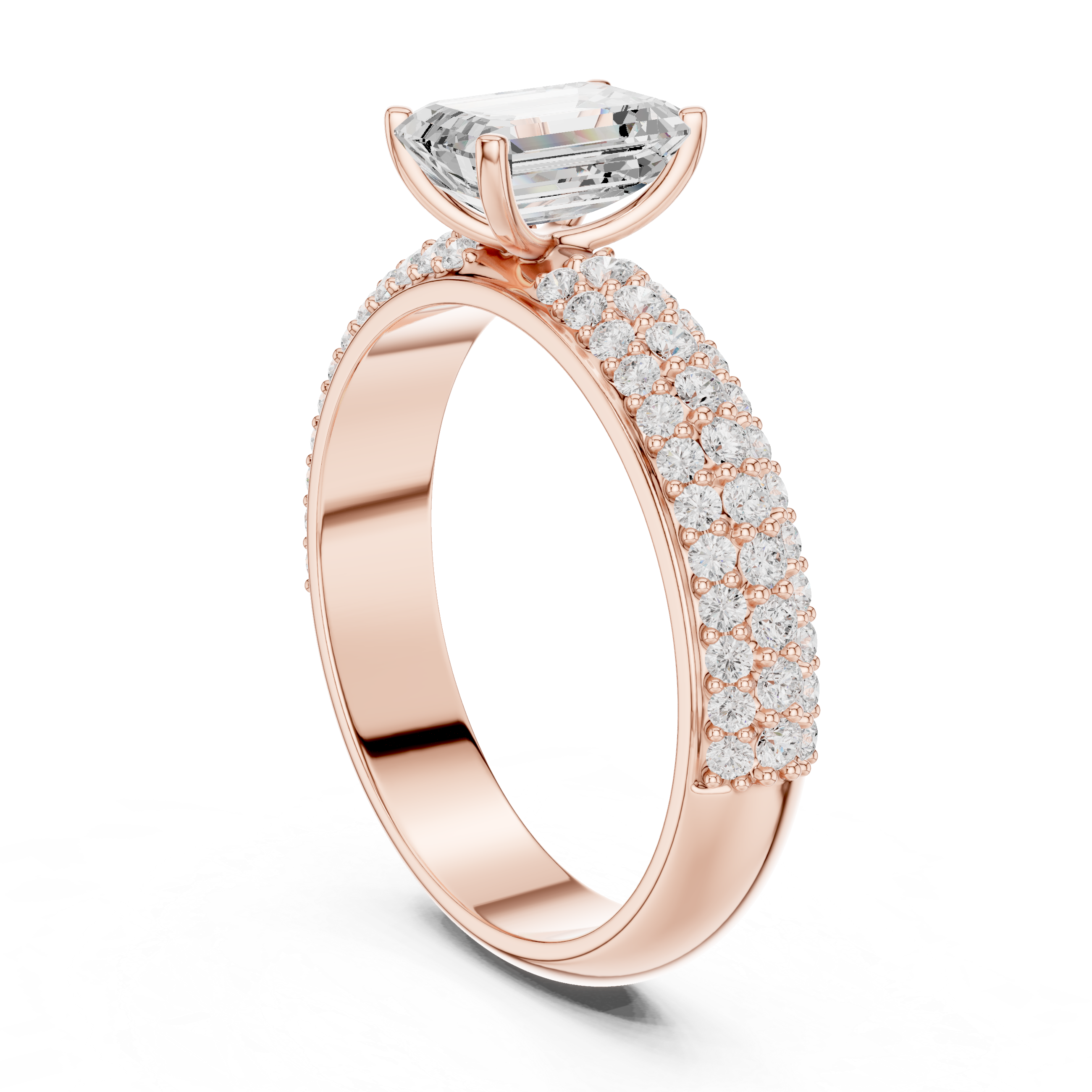Traditional gold toe ring featuring engraved floral patterns.