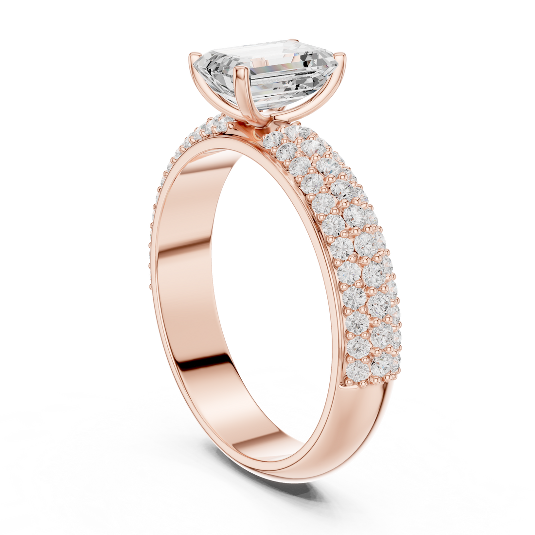 Traditional gold toe ring featuring engraved floral patterns.
