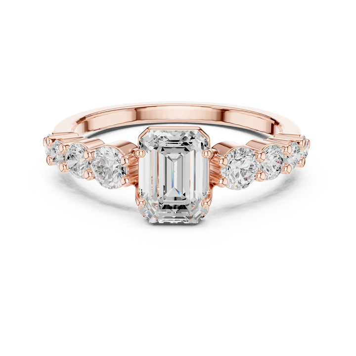 Luxury designer ring featuring artistic sculptural appearance.