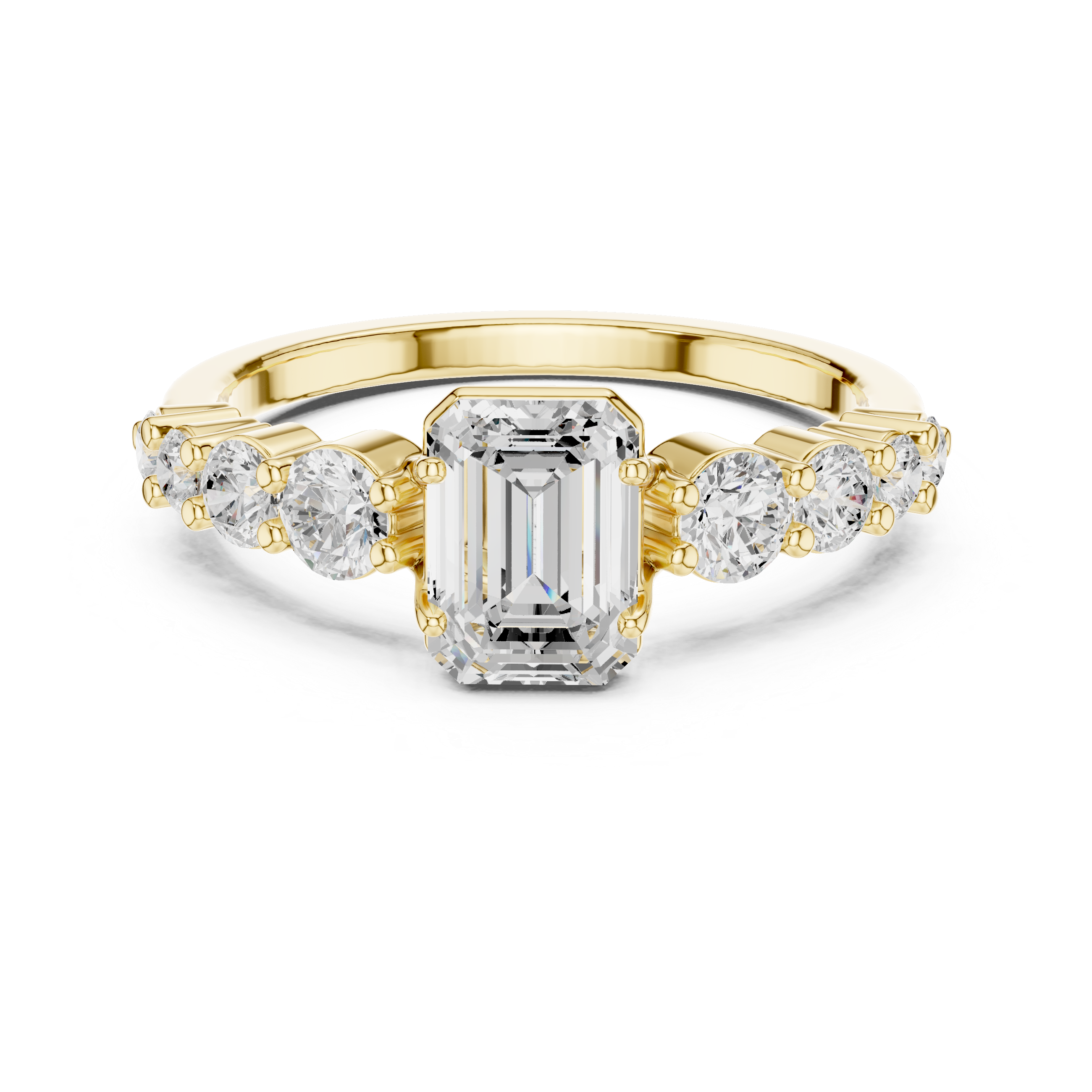 Elegant tennis bracelet featuring uniform diamond pattern.