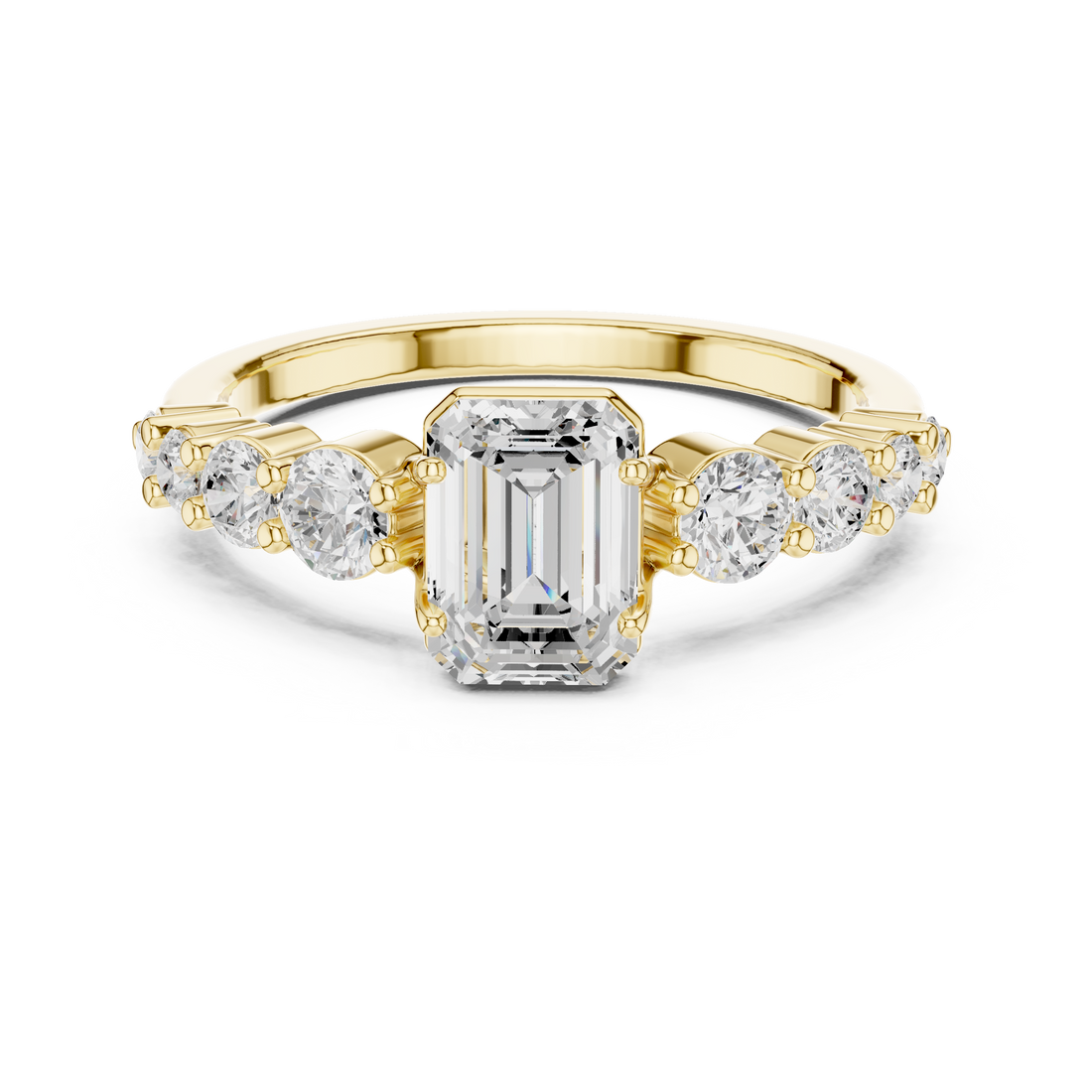 Elegant tennis bracelet featuring uniform diamond pattern.